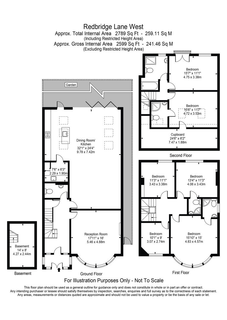 Redbridge Lane West, Wanstead floorplan