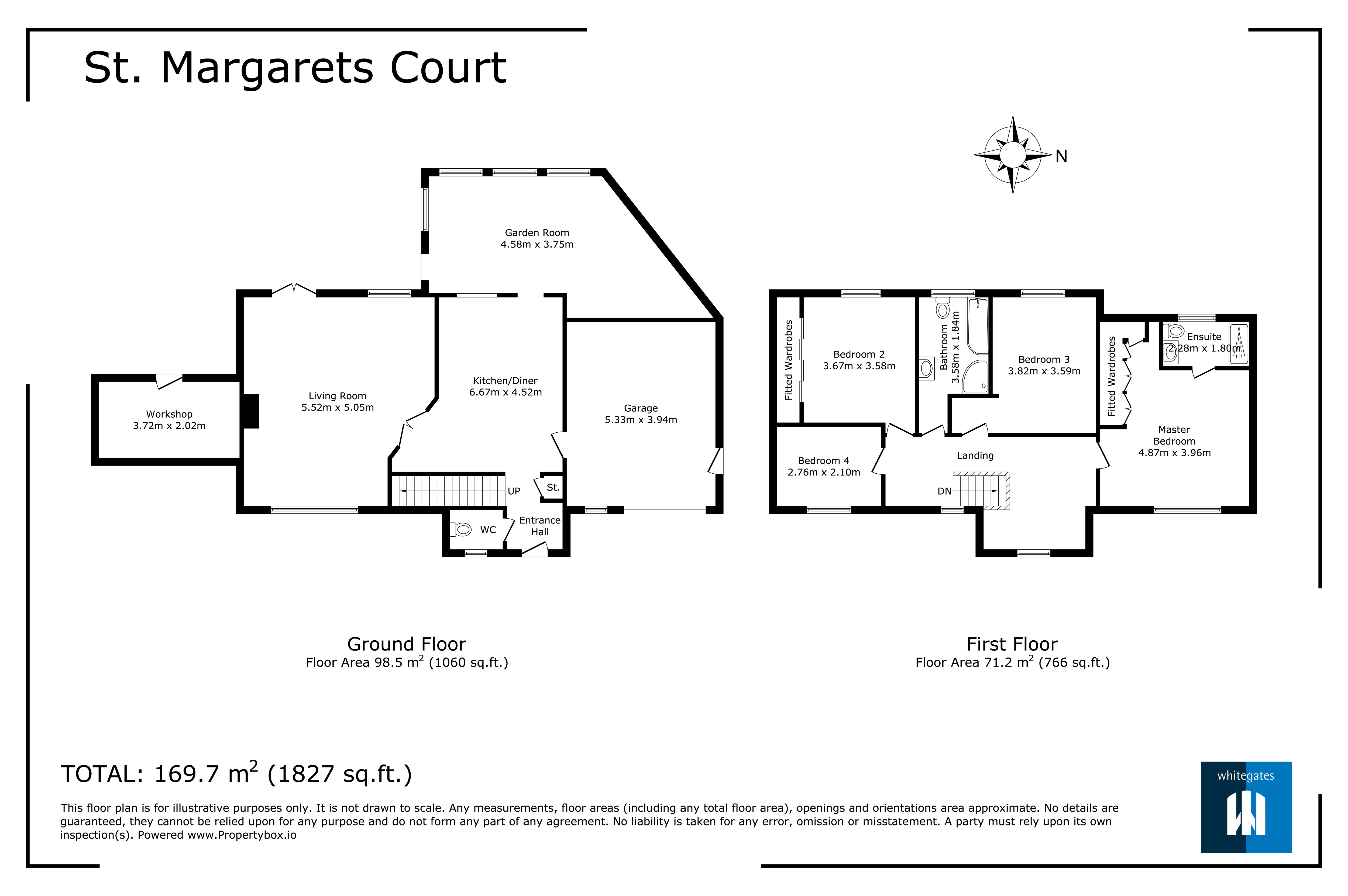 1, St. Margarets Court, Pontefract floorplan