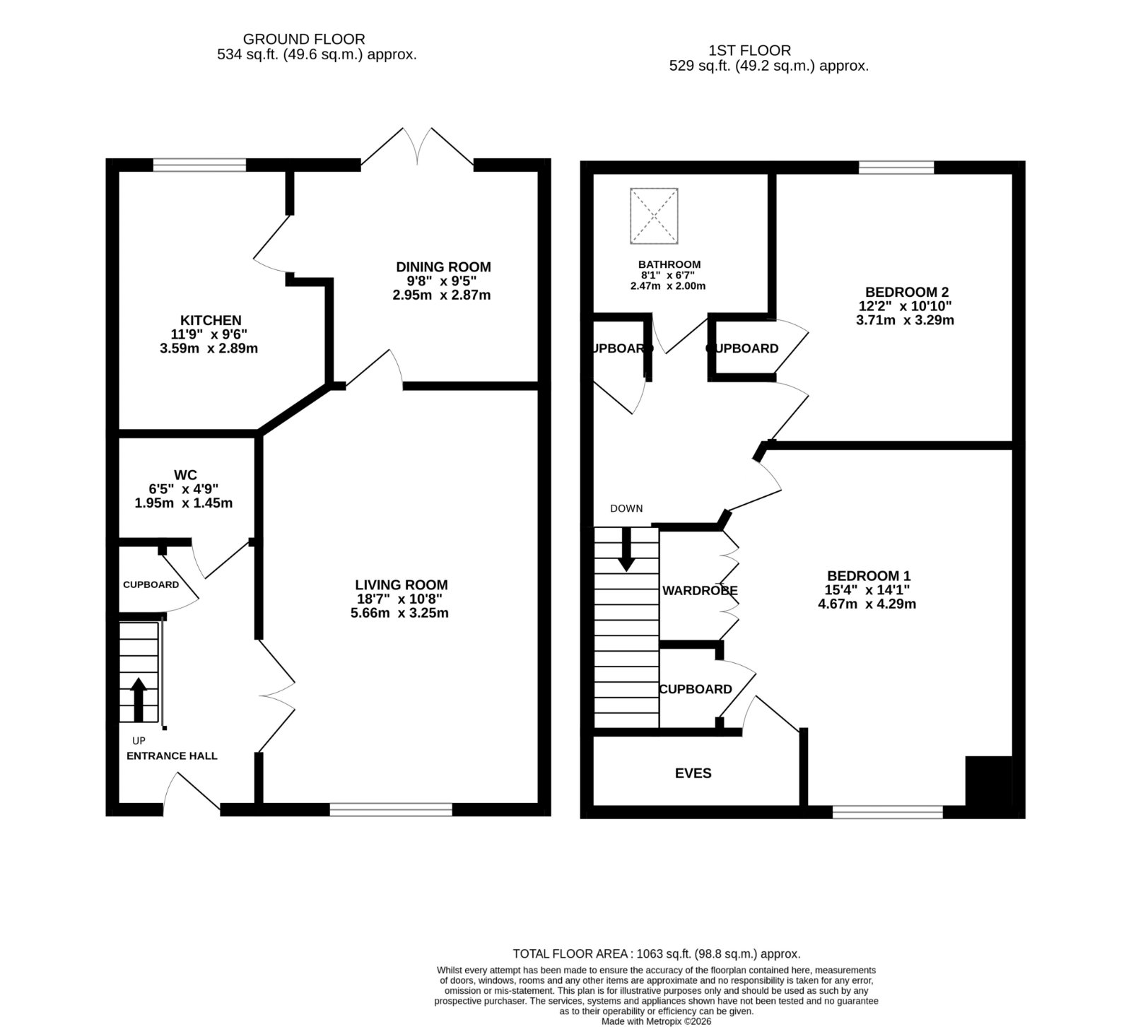 15, High House Mews, Ilkley floorplan