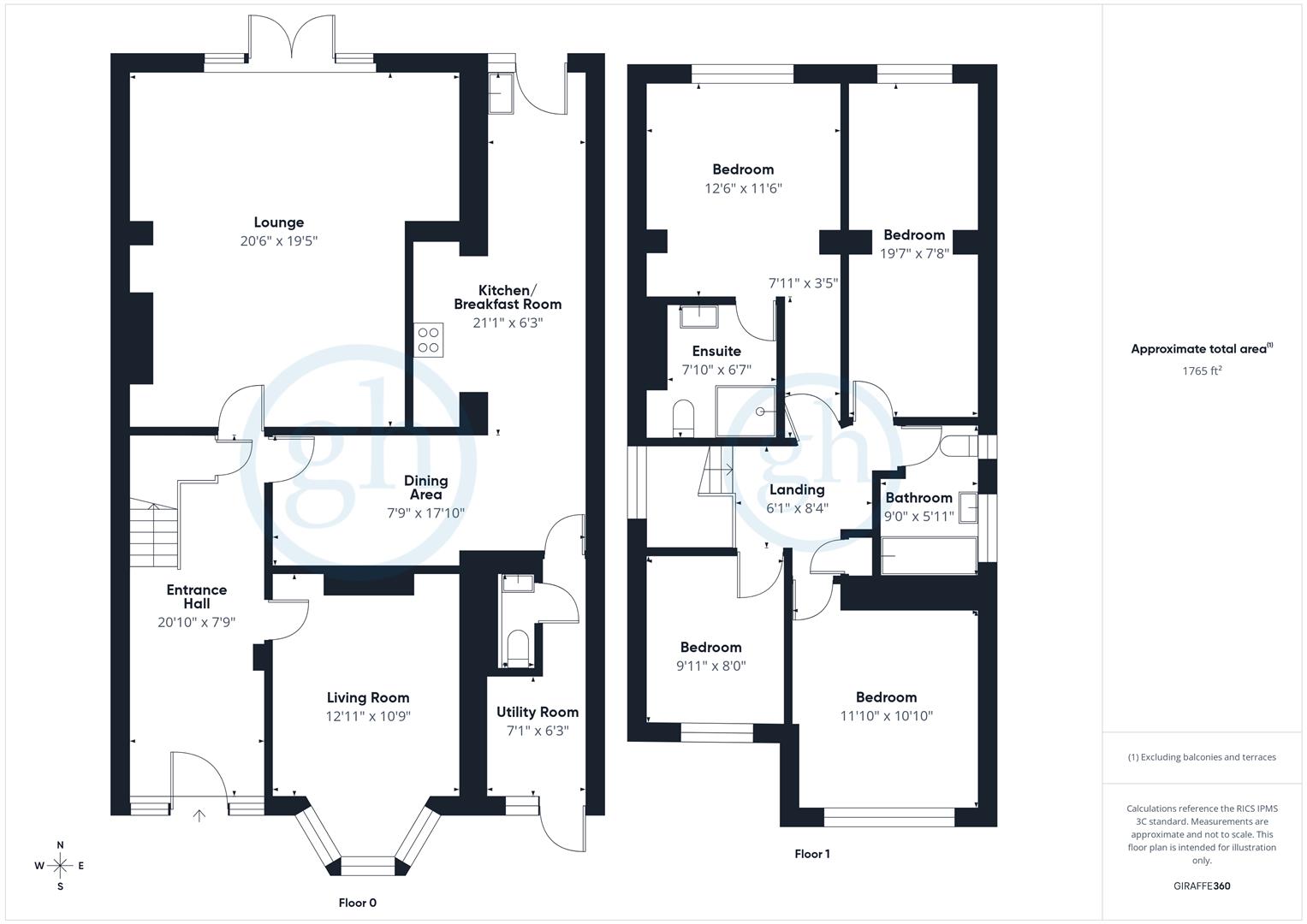 56, Sharps Lane, Ruislip floorplan