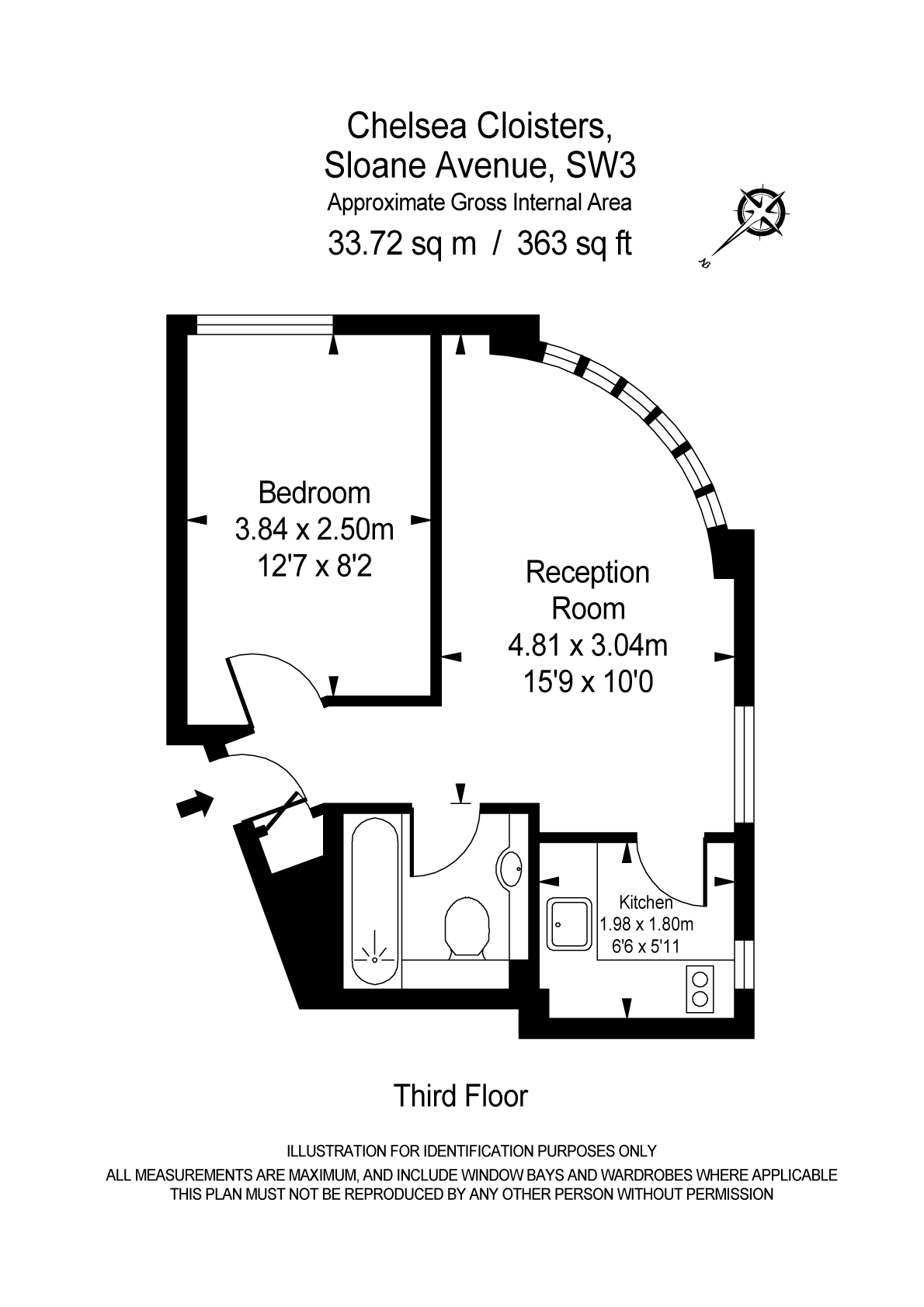 1 Bedrooms Flat to rent in Chelsea Cloisters, Sloane Avenue SW3