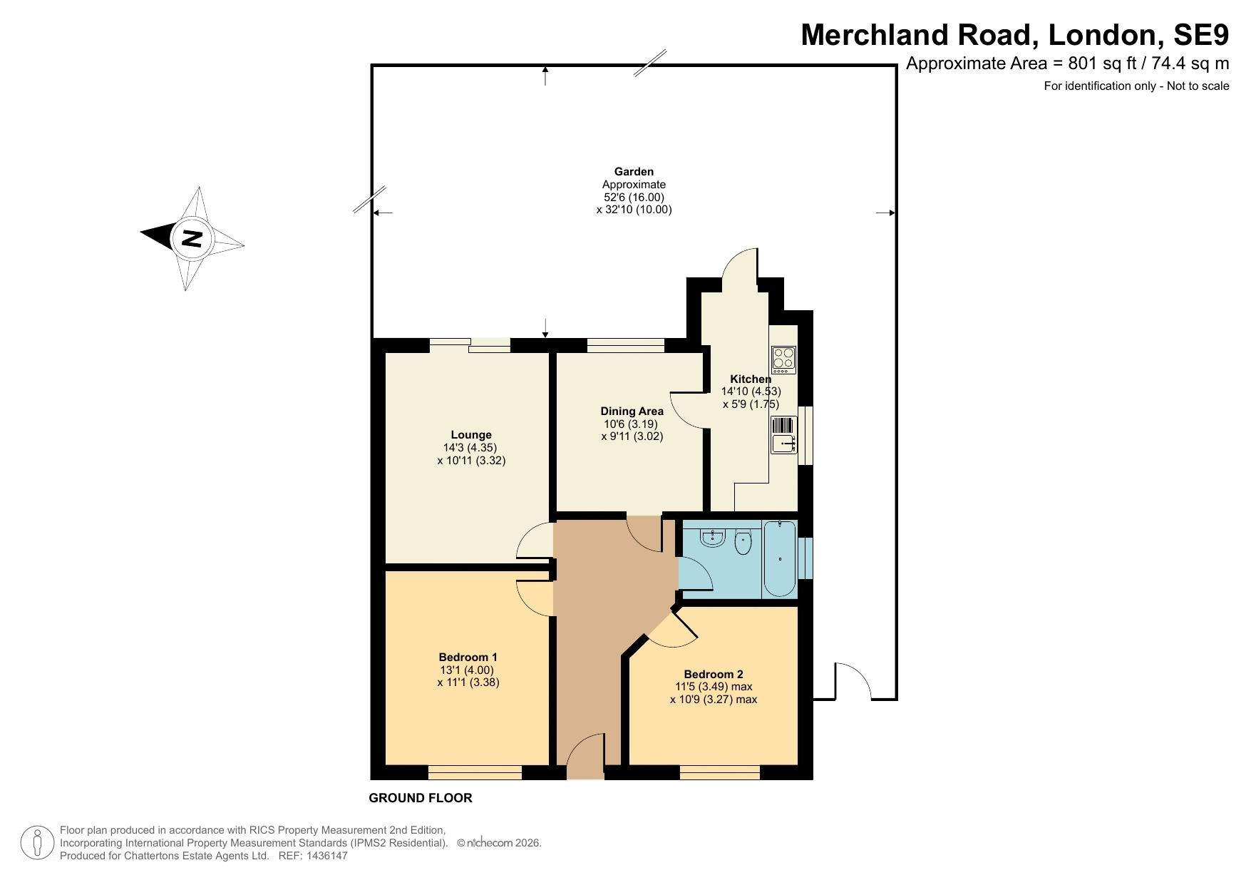 55, Merchland Road, New Eltham floorplan