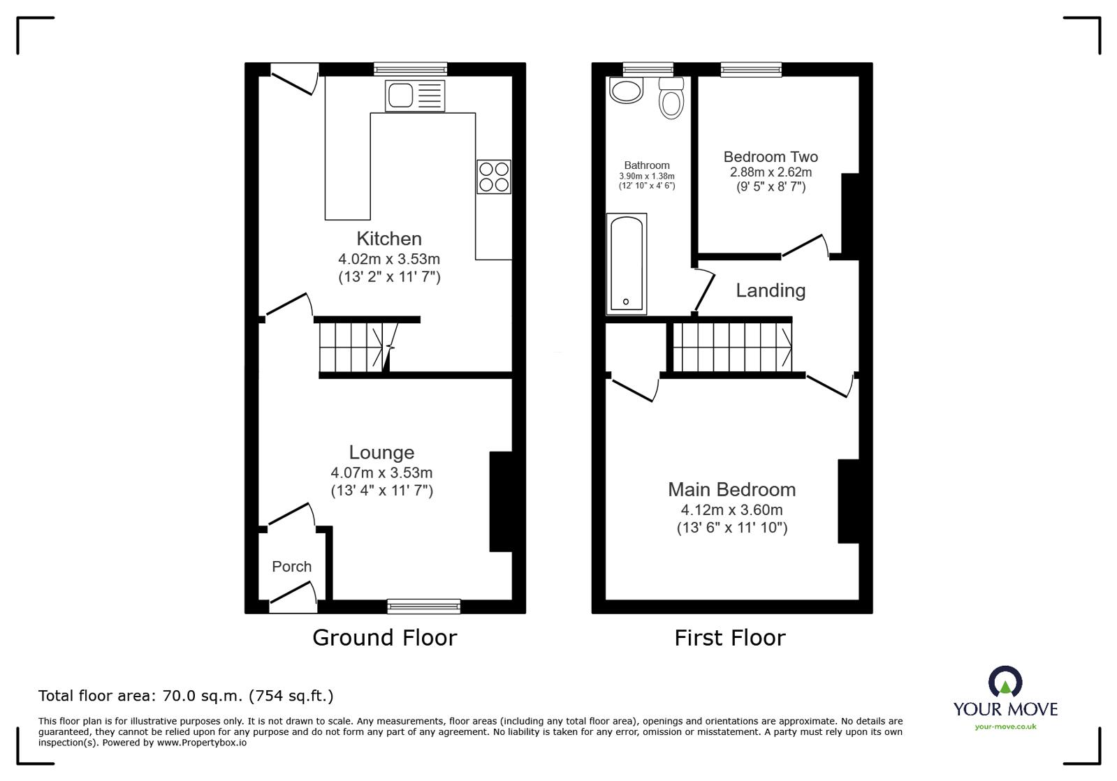 537, Bolton Road, Lancashire floorplan