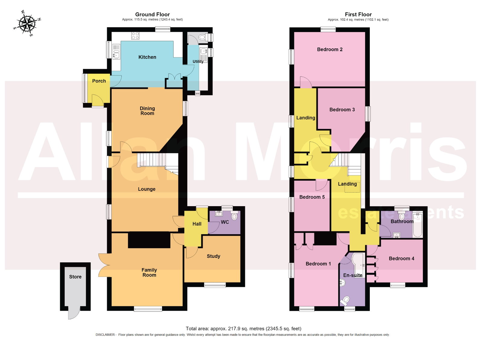 The Old Almshouse, Frith Common, Tenbury Wells floorplan
