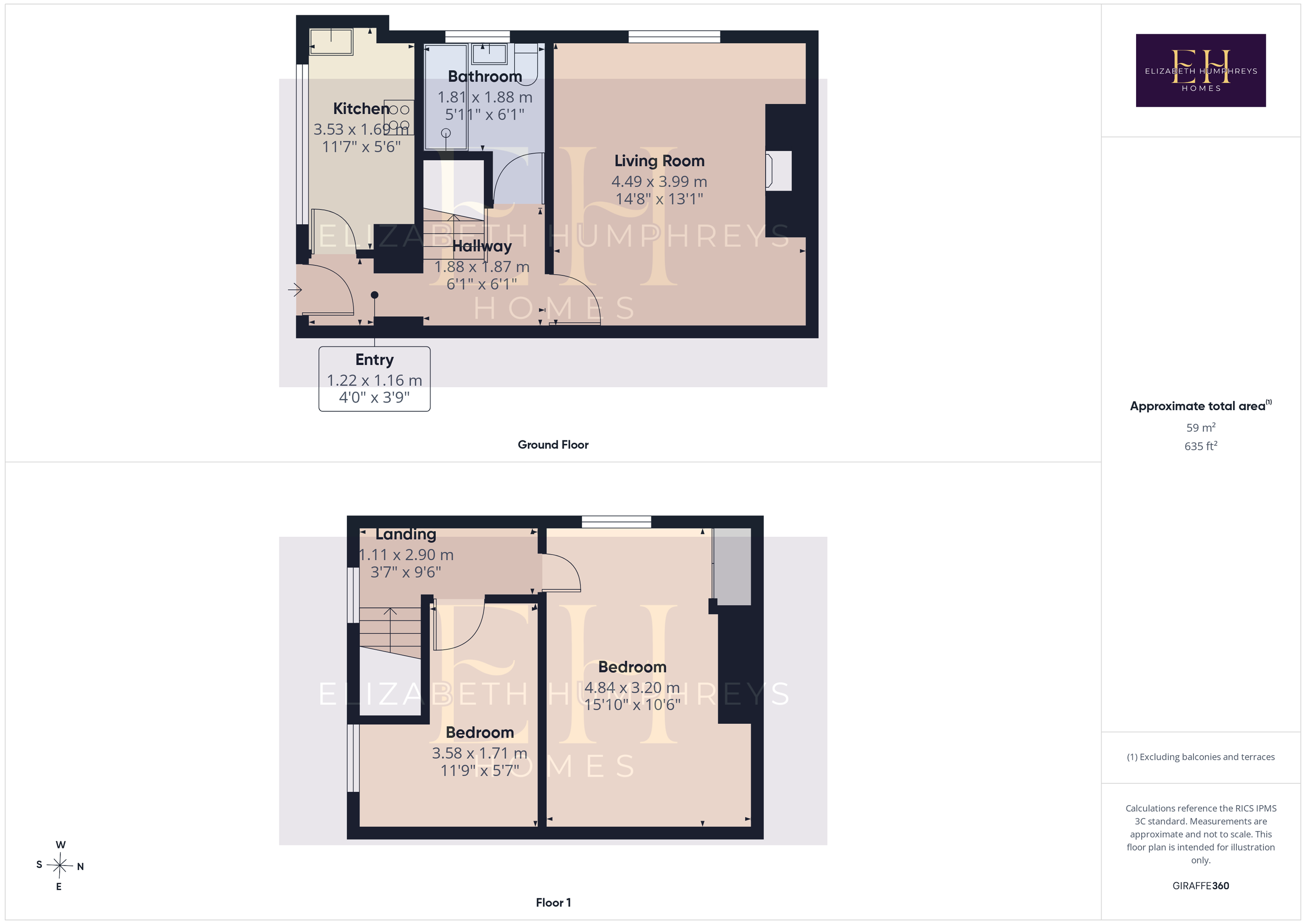 9 Hauxley Links, Amble floorplan