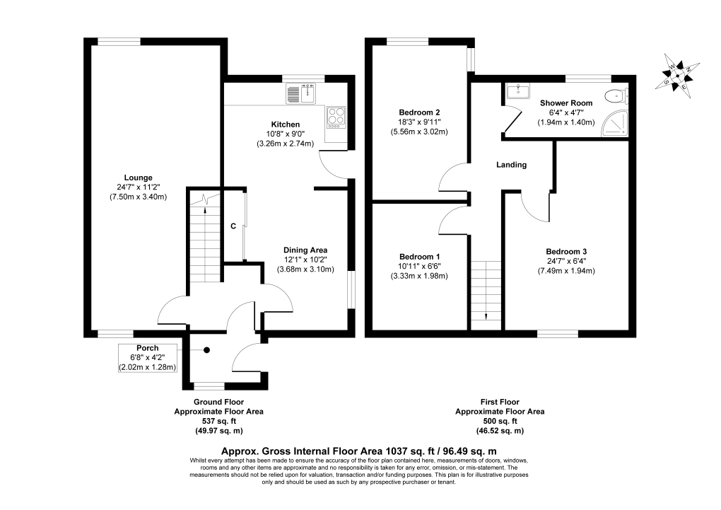 82, Staghills Road, Rossendale floorplan