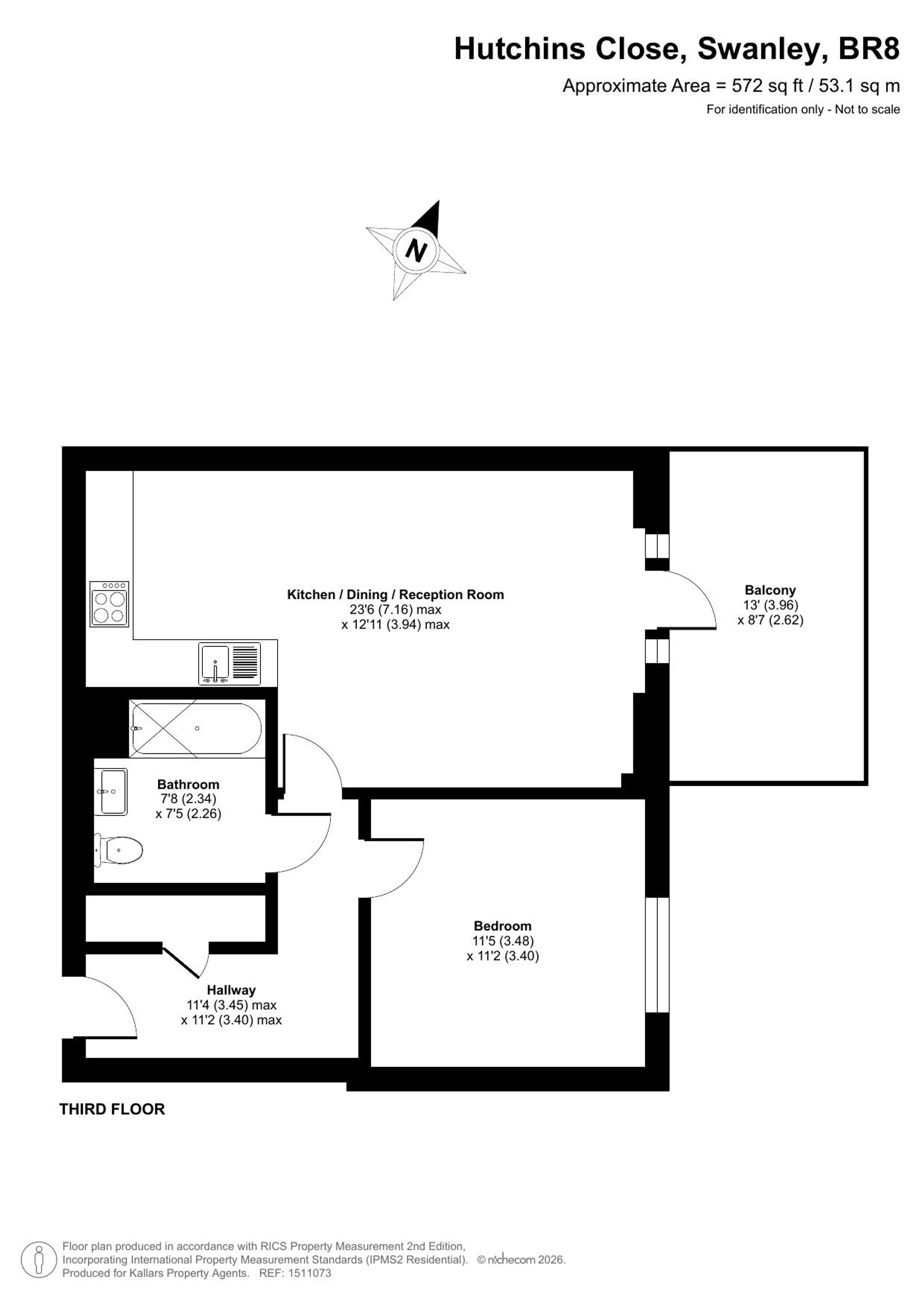 18 Hutchins Close, Kent floorplan