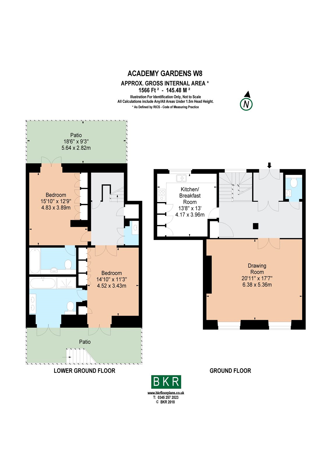 2 Bedrooms Flat to rent in Academy Gardens, Duchess Of Bedfords Walk, London W8