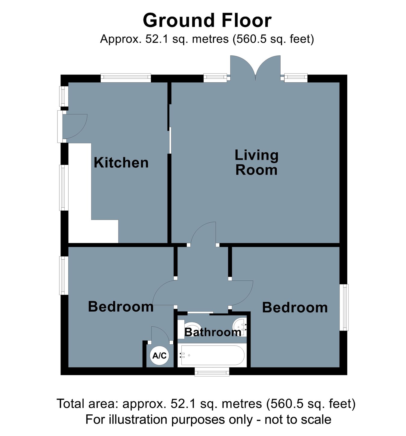 77 High Beech Chalet Park, Battle Road, St Leonards-on-Sea floorplan
