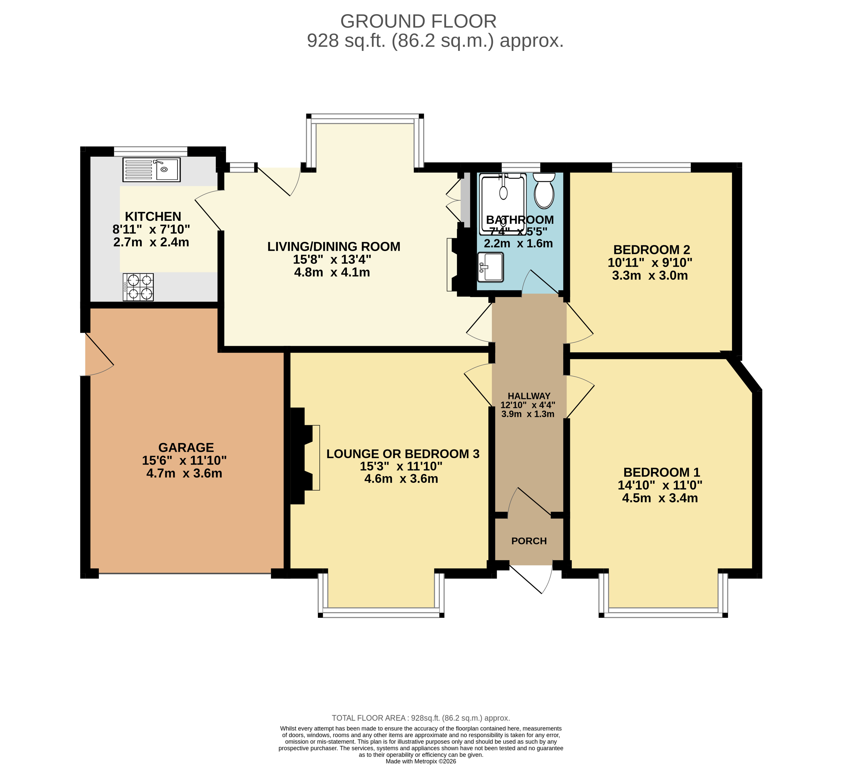 293, Windlehurst Road, Stockport floorplan