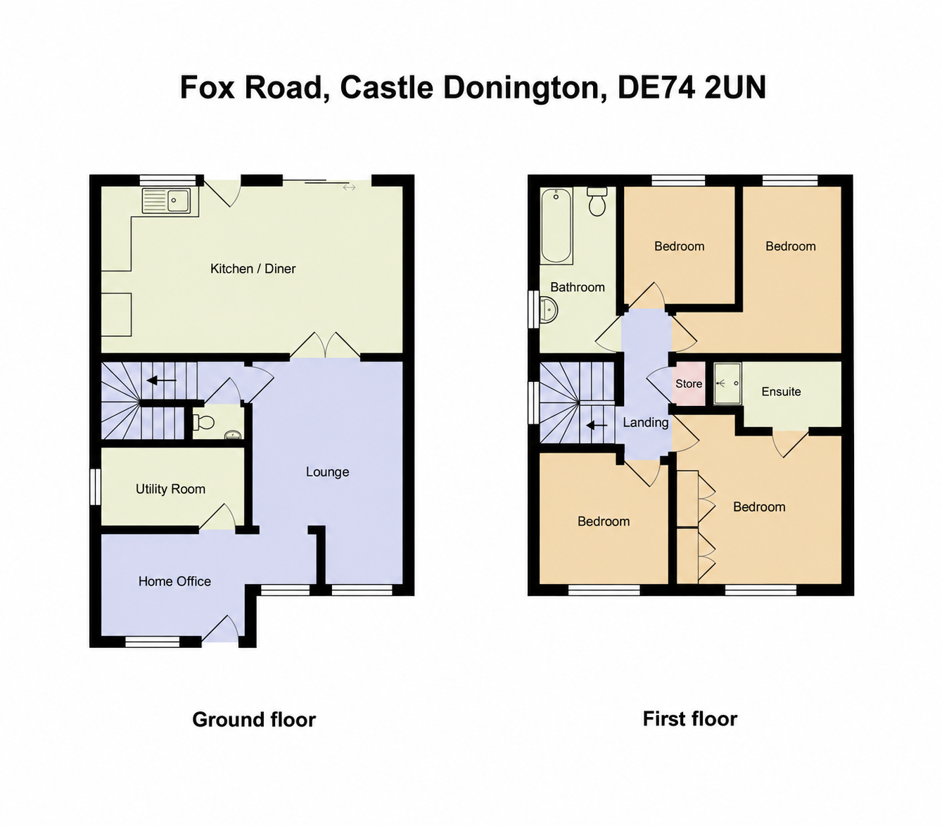 Fox Road, Castle Donington floorplan
