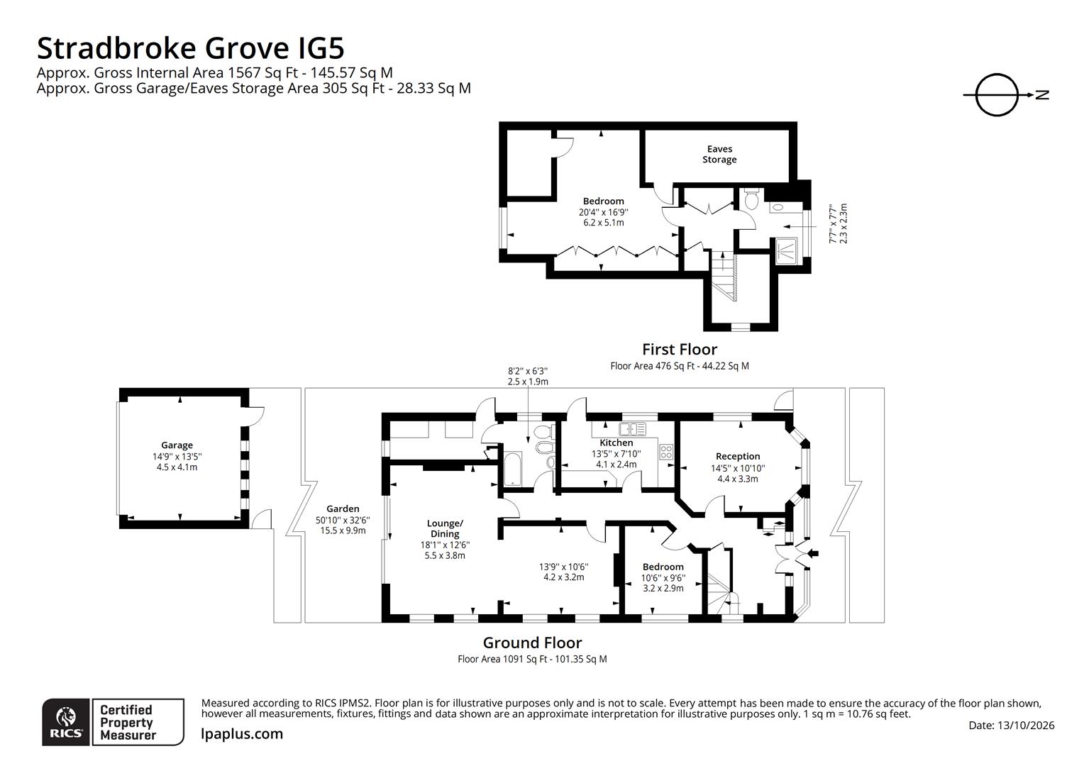 78, Stradbroke Grove, Ilford floorplan