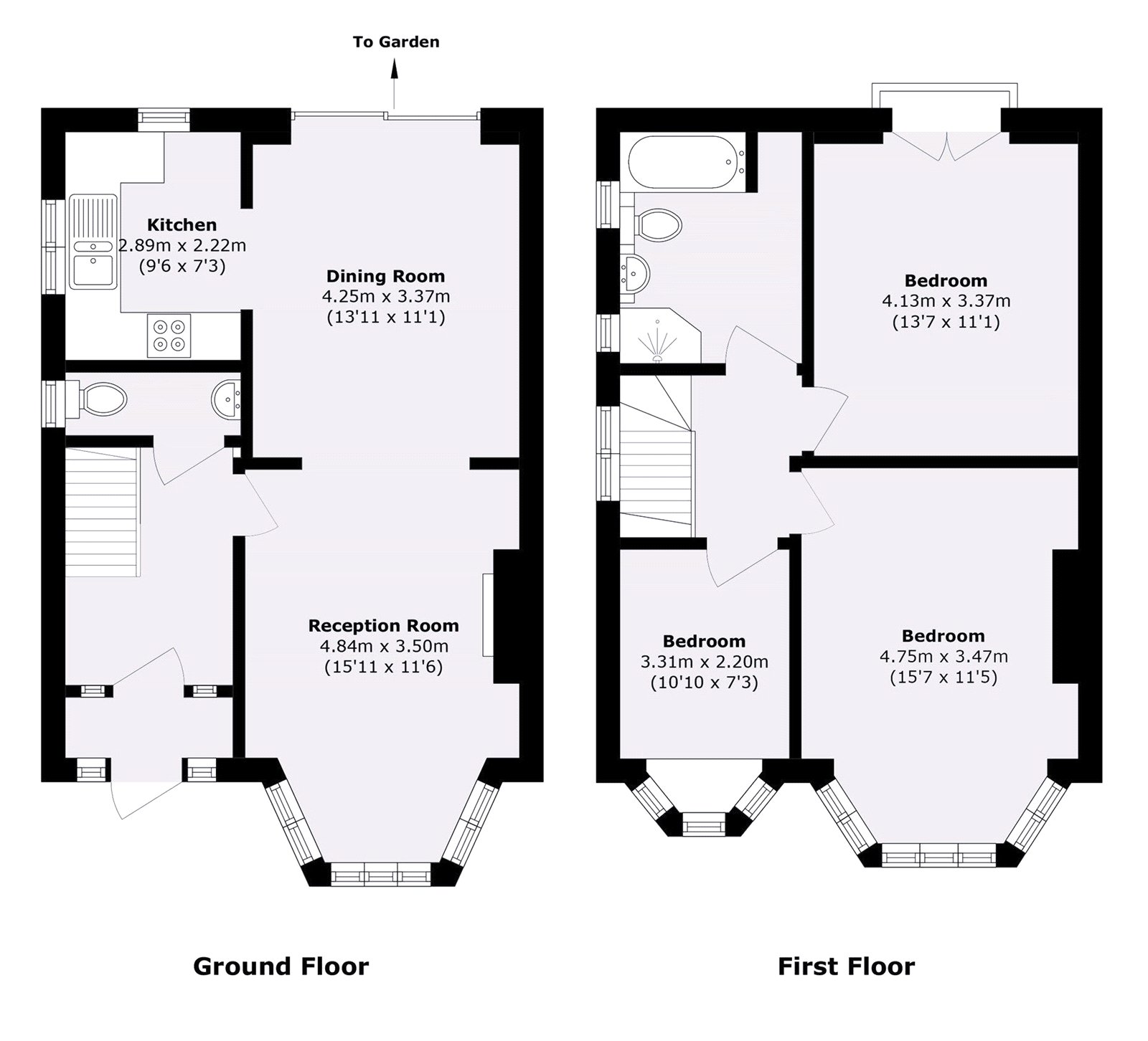 16, Oxford Crescent, New Malden floorplan