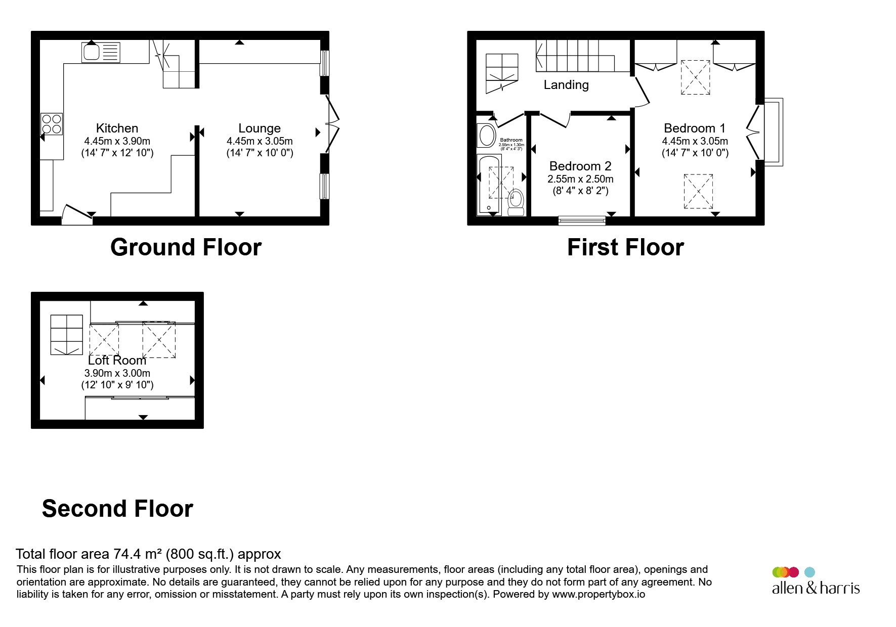 1, Lake Street, Oxford floorplan