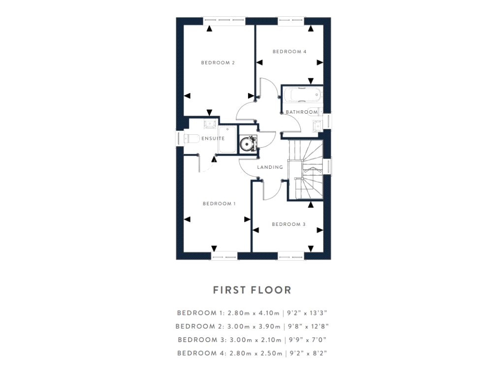 Plot 46 The Littaford Warmwell Rise,, Plot 46, Warmwell Rise, Dorchester floorplan