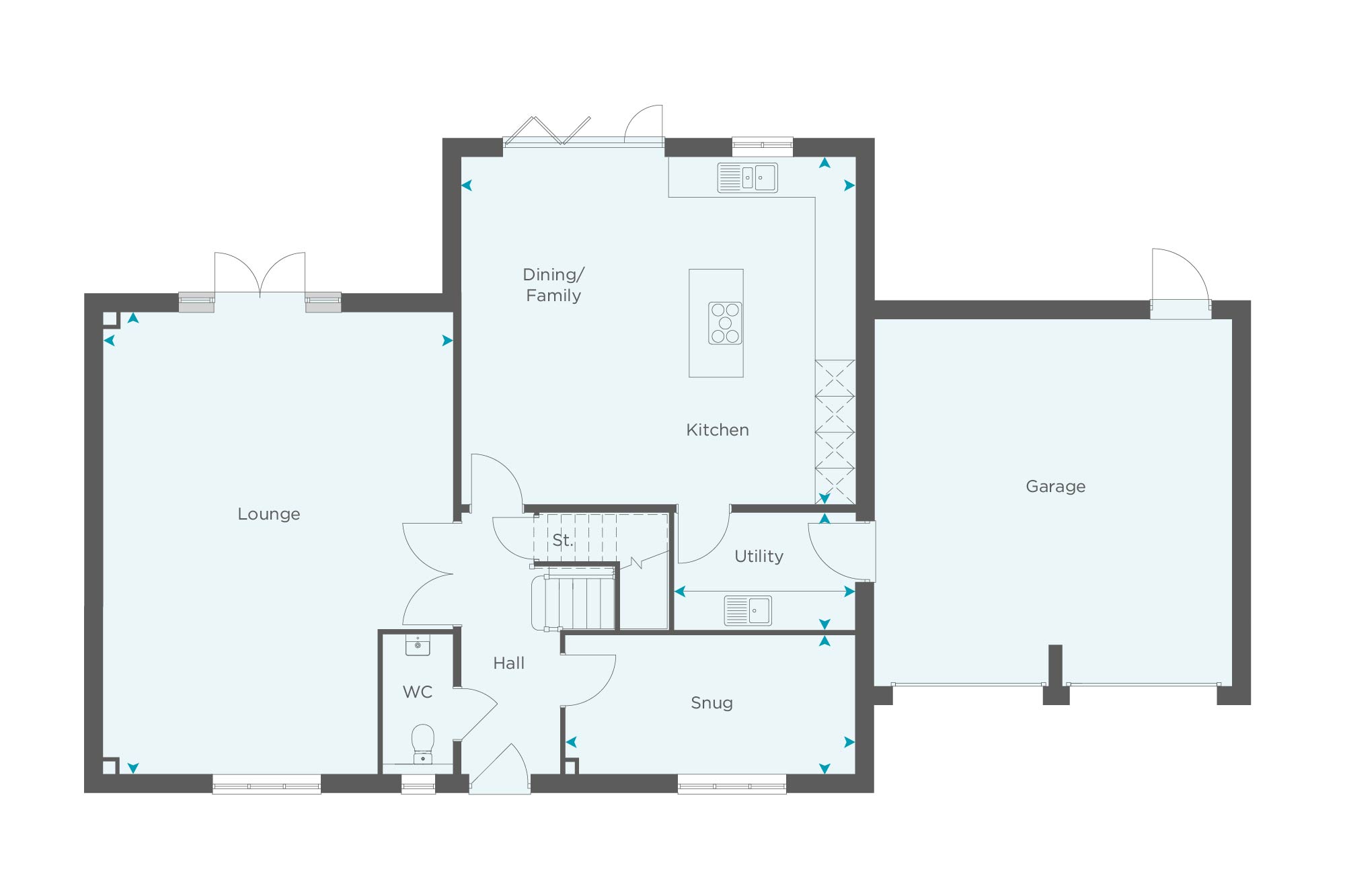 Portsalon_Plot25, Gloucester Road, Weston under Penyard floorplan