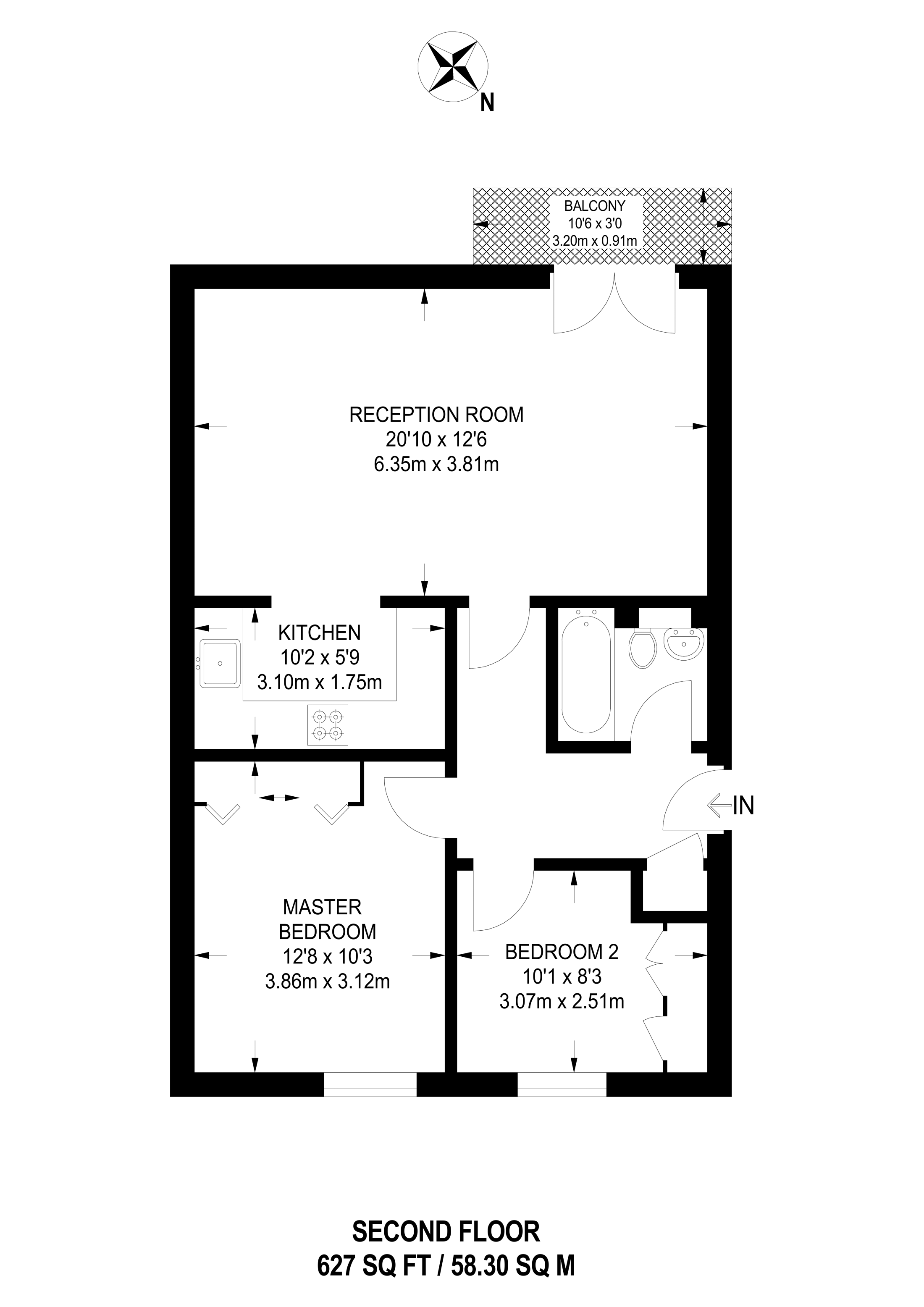 2 Bedrooms Flat to rent in Narrow Street, Limehouse, London E14