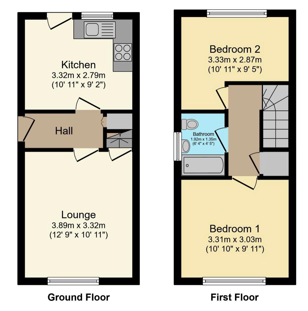 28, Larkin Avenue, Stoke-on-Trent floorplan
