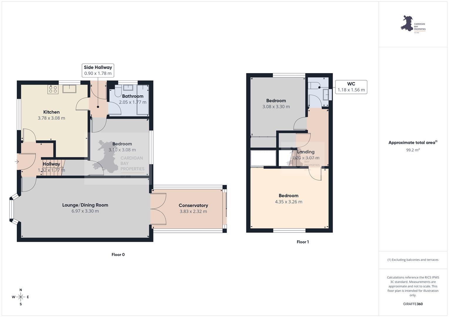 Rhoslan, Feidr Fawr, Newport floorplan