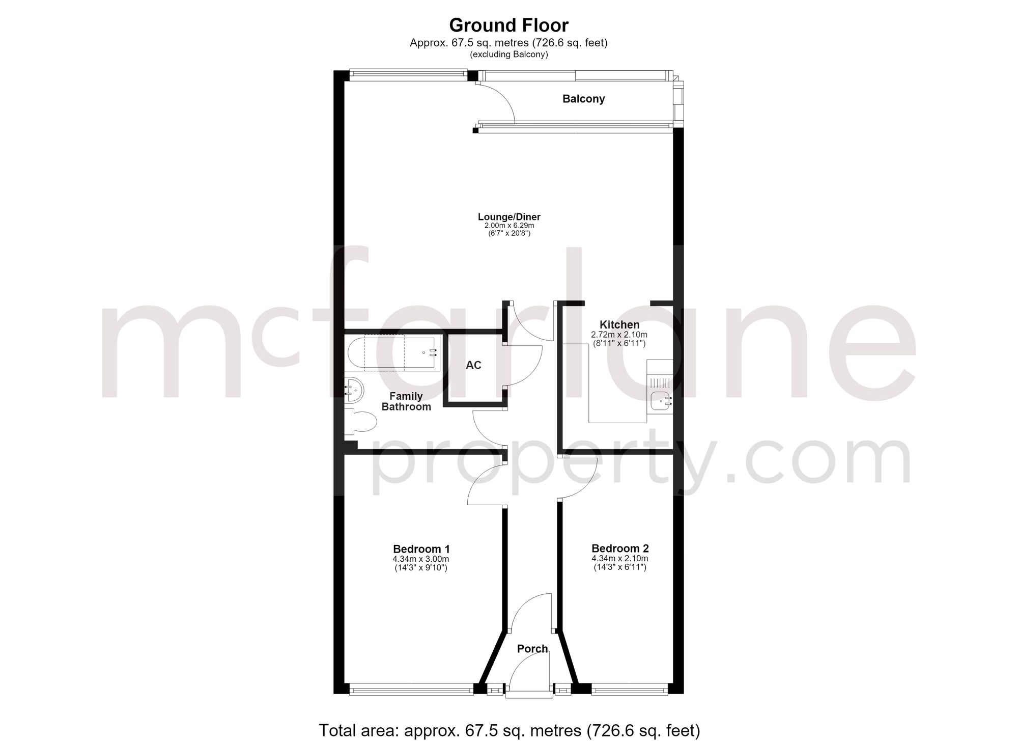 94 Thames Avenue, Swindon floorplan