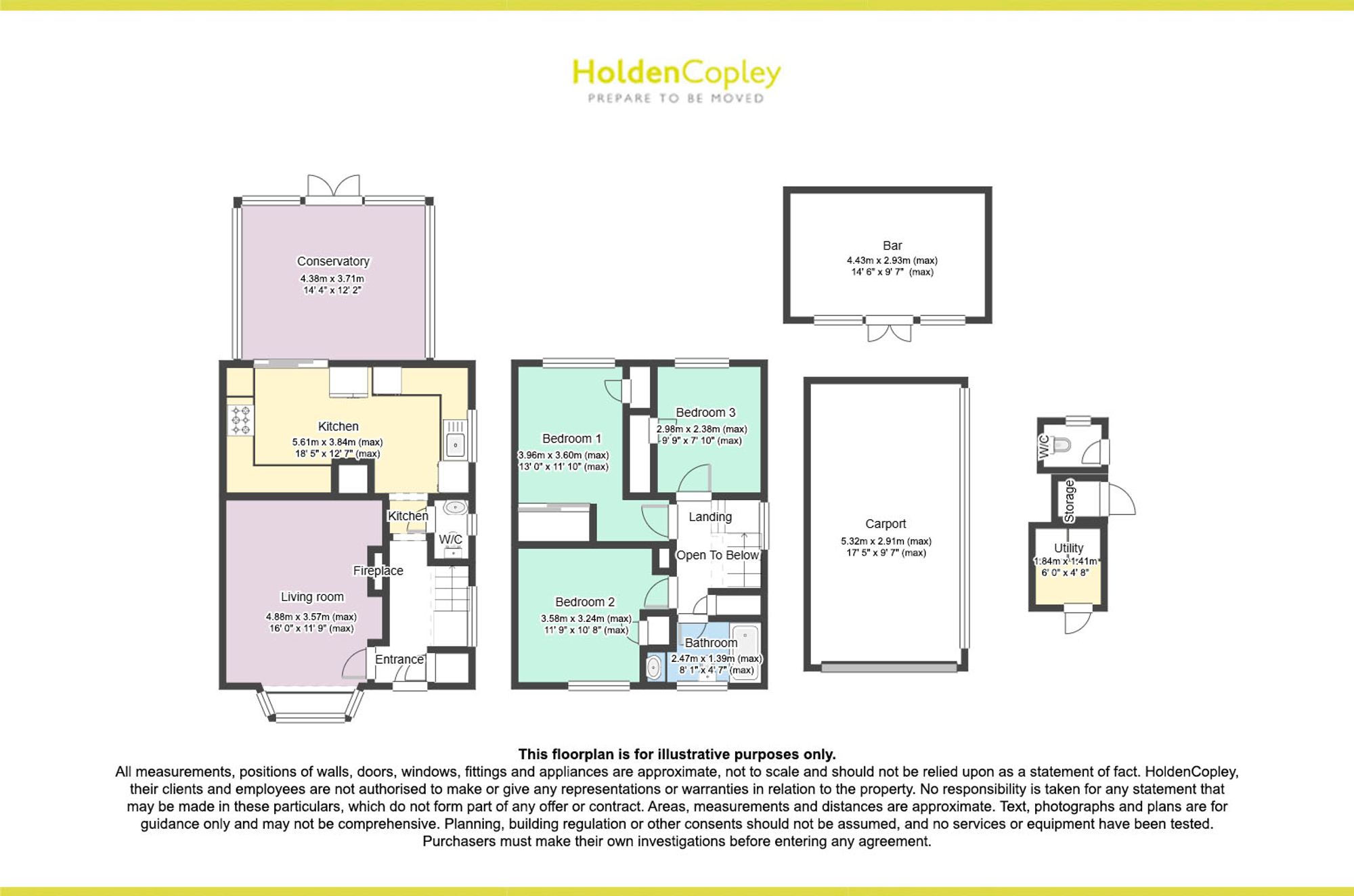21 Shaw Crescent, Nottingham floorplan