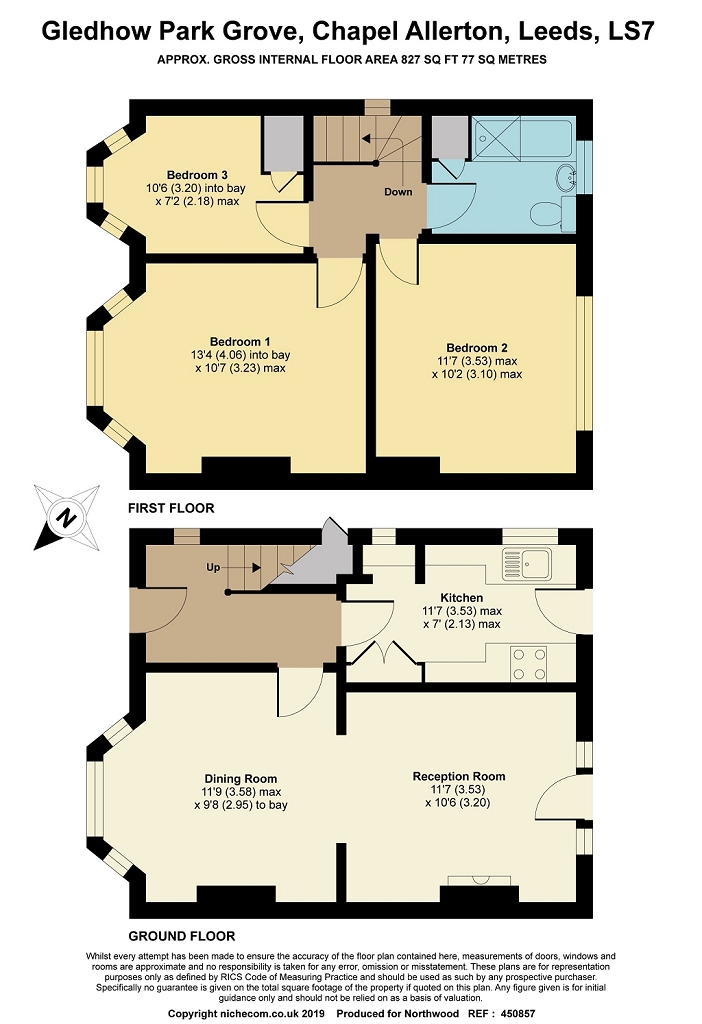 3 Bedrooms Semi-detached house for sale in Gledhow Park Grove, Chapel Allerton, Leeds LS7