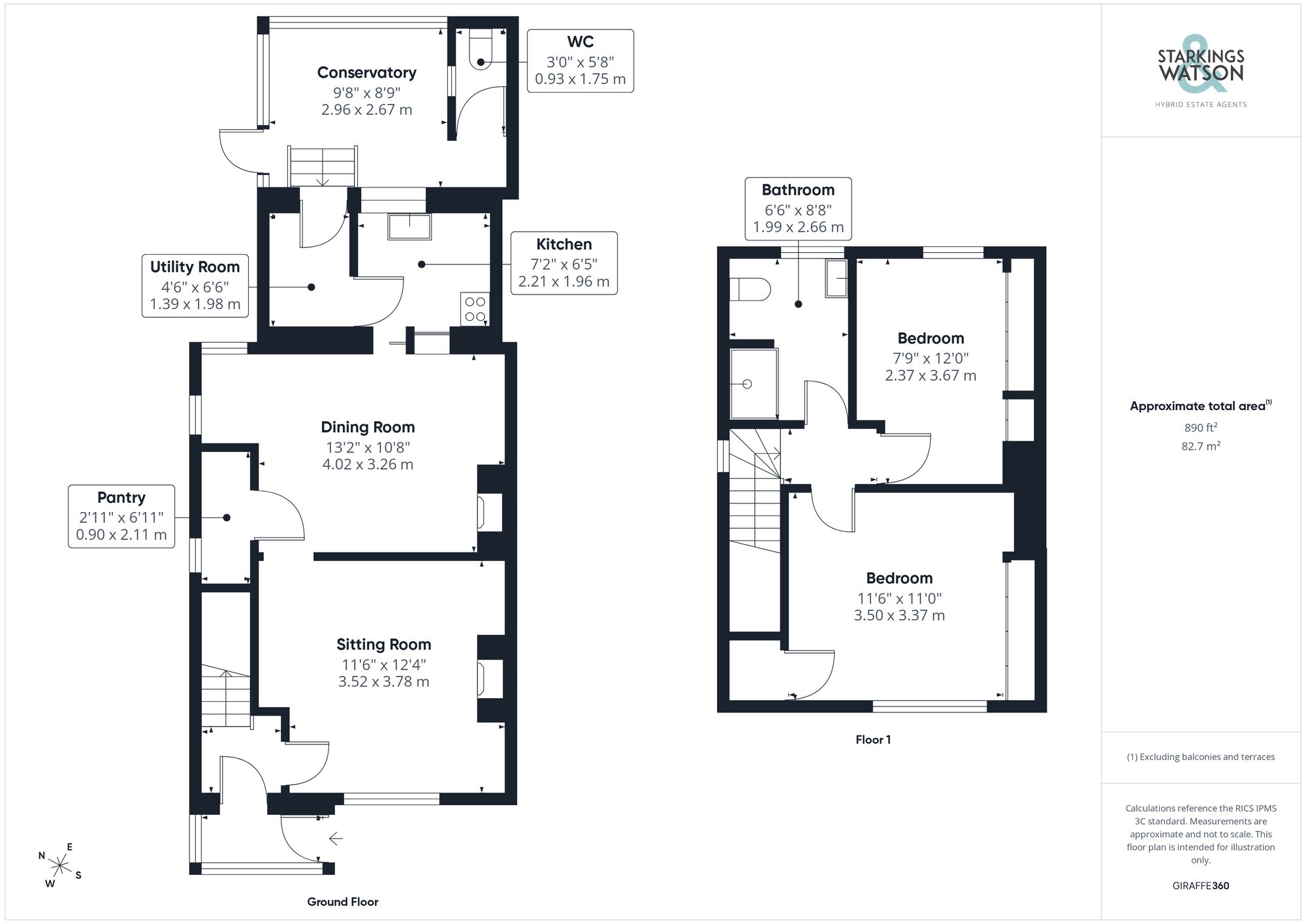 24 Shelton Hill, Eye floorplan