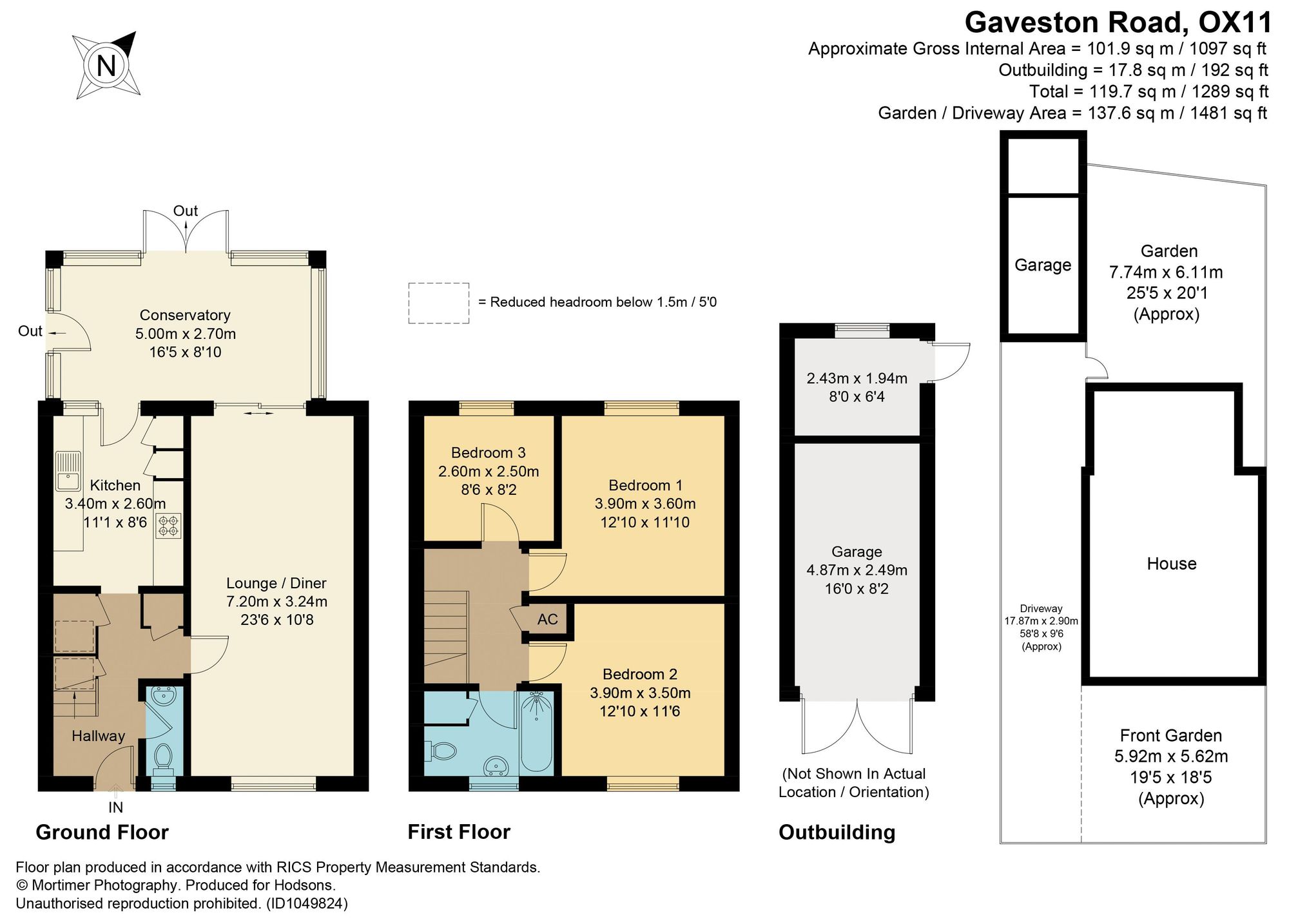 8 Gaveston Road, Didcot floorplan