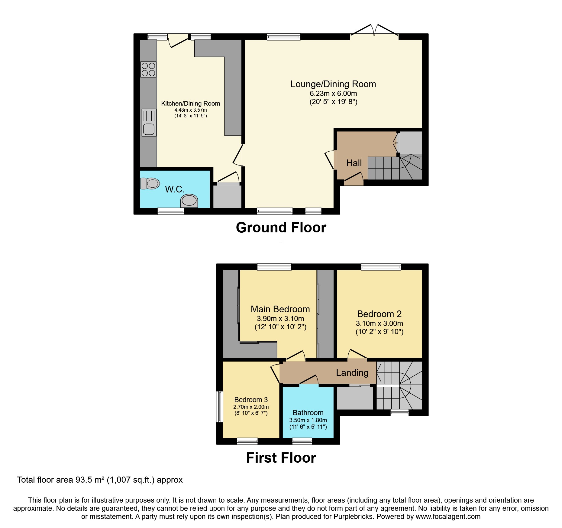 9, Birch Avenue, Burntwood floorplan