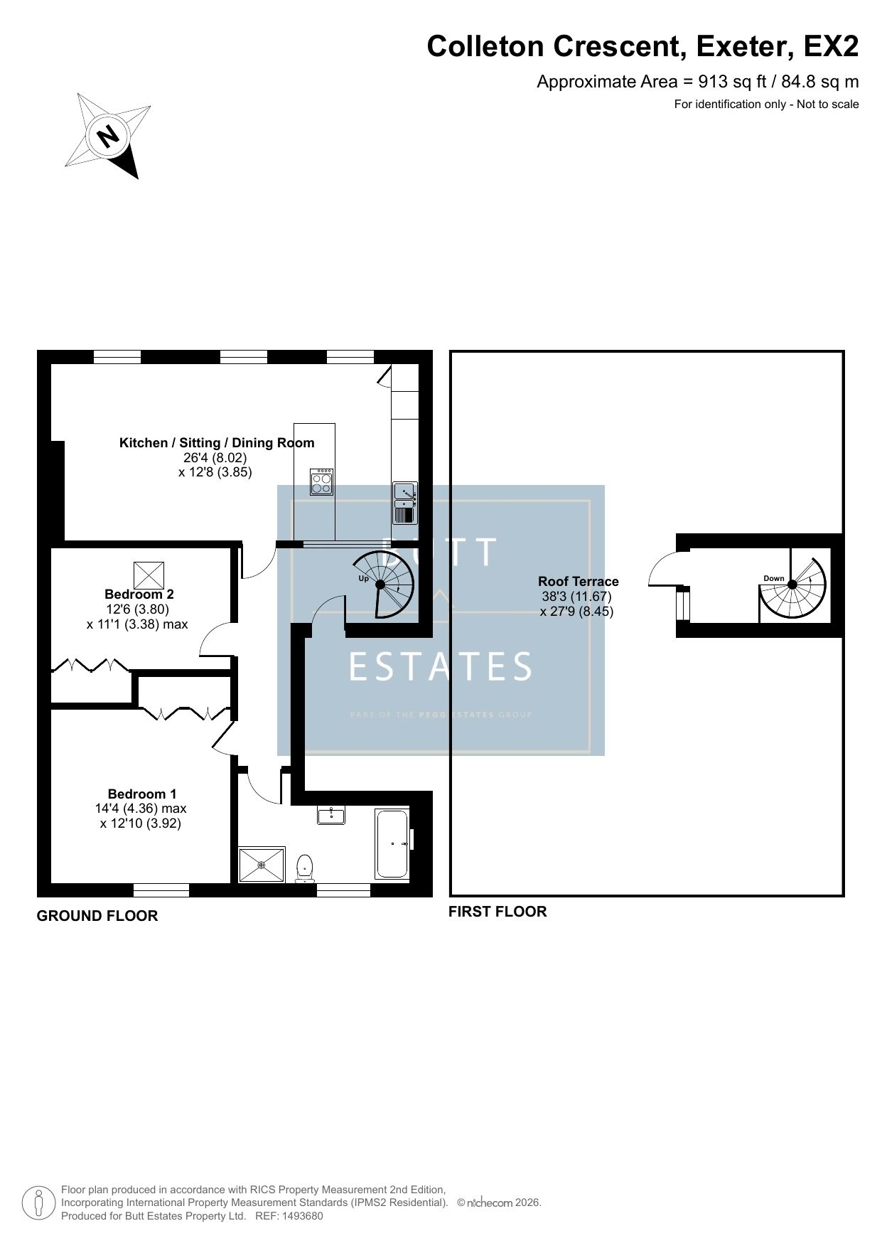 Flat 3, 3 Colleton Crescent, Exeter floorplan
