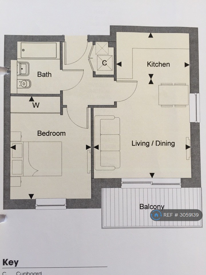 Flat, Skylark House Drake Way, Reading floorplan