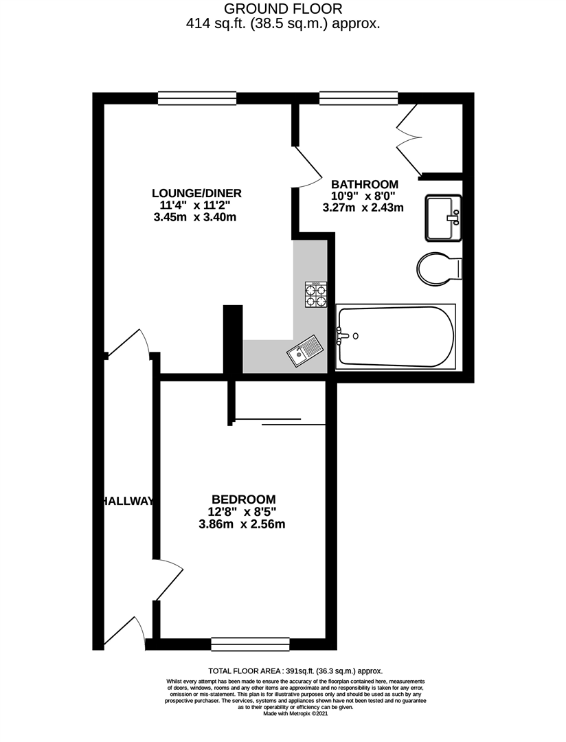 Flat 15, Windsor Court, Brighton floorplan