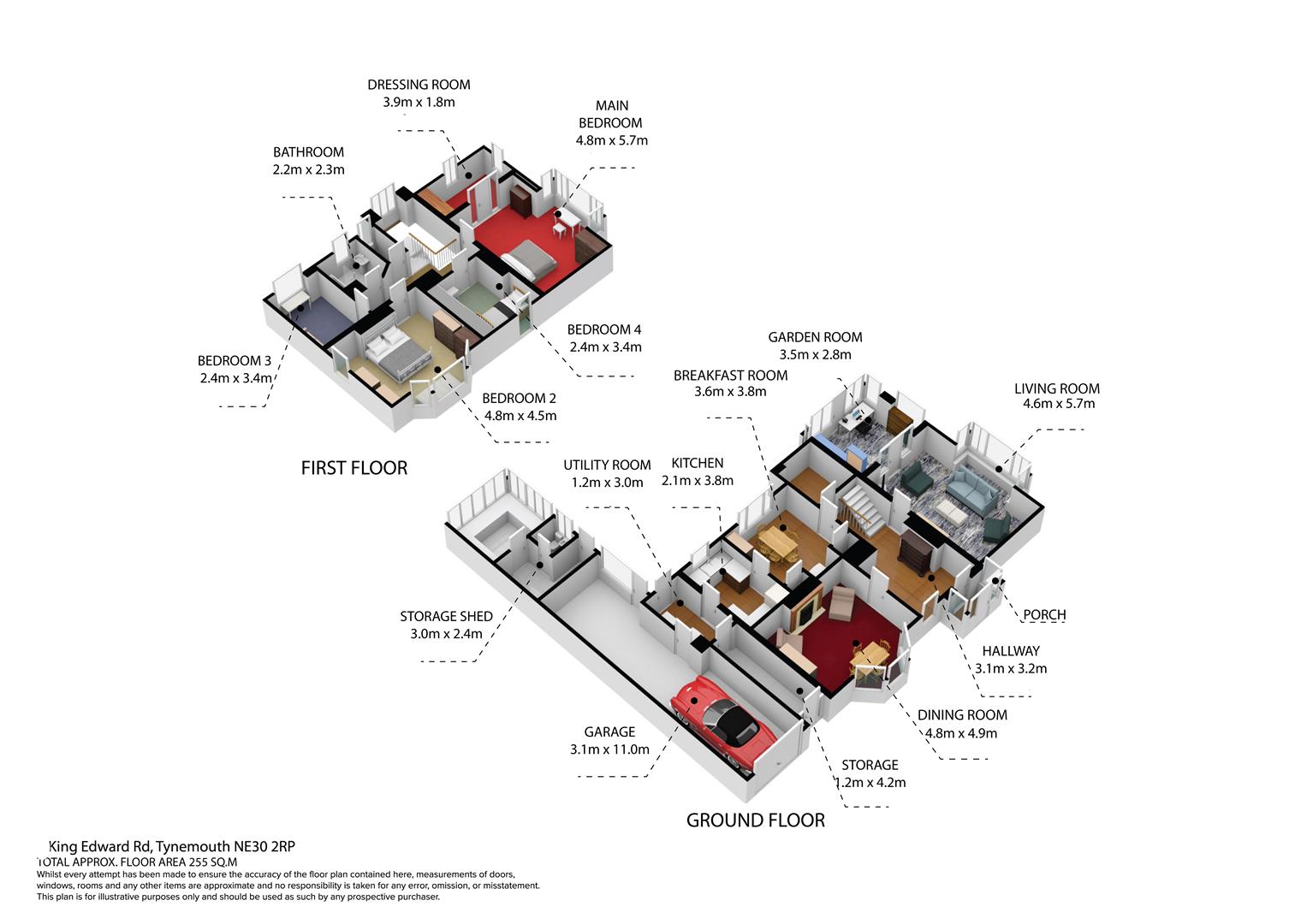 King Edward Road, Tynemouth, North Shields NE30, 4 bedroom detached