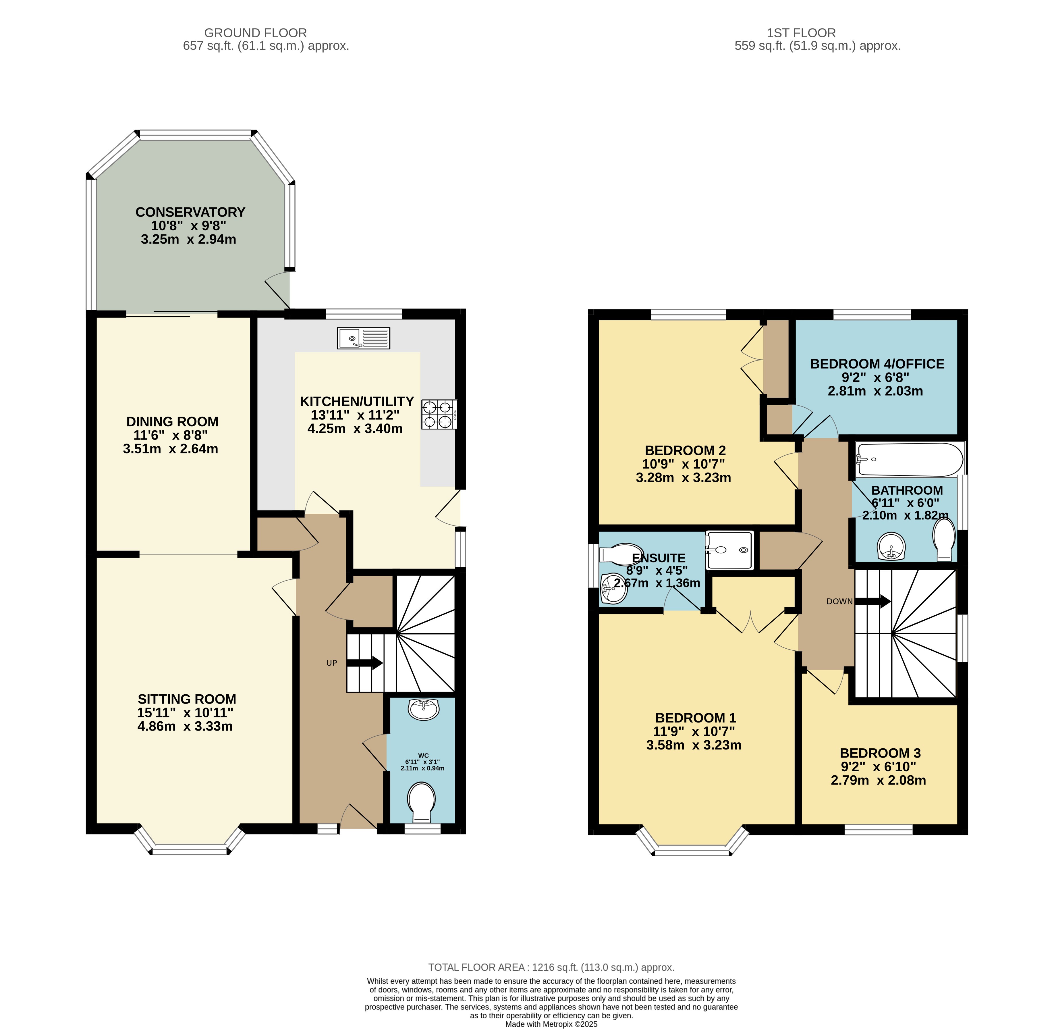 9, Crowborough Close, Bolton floorplan