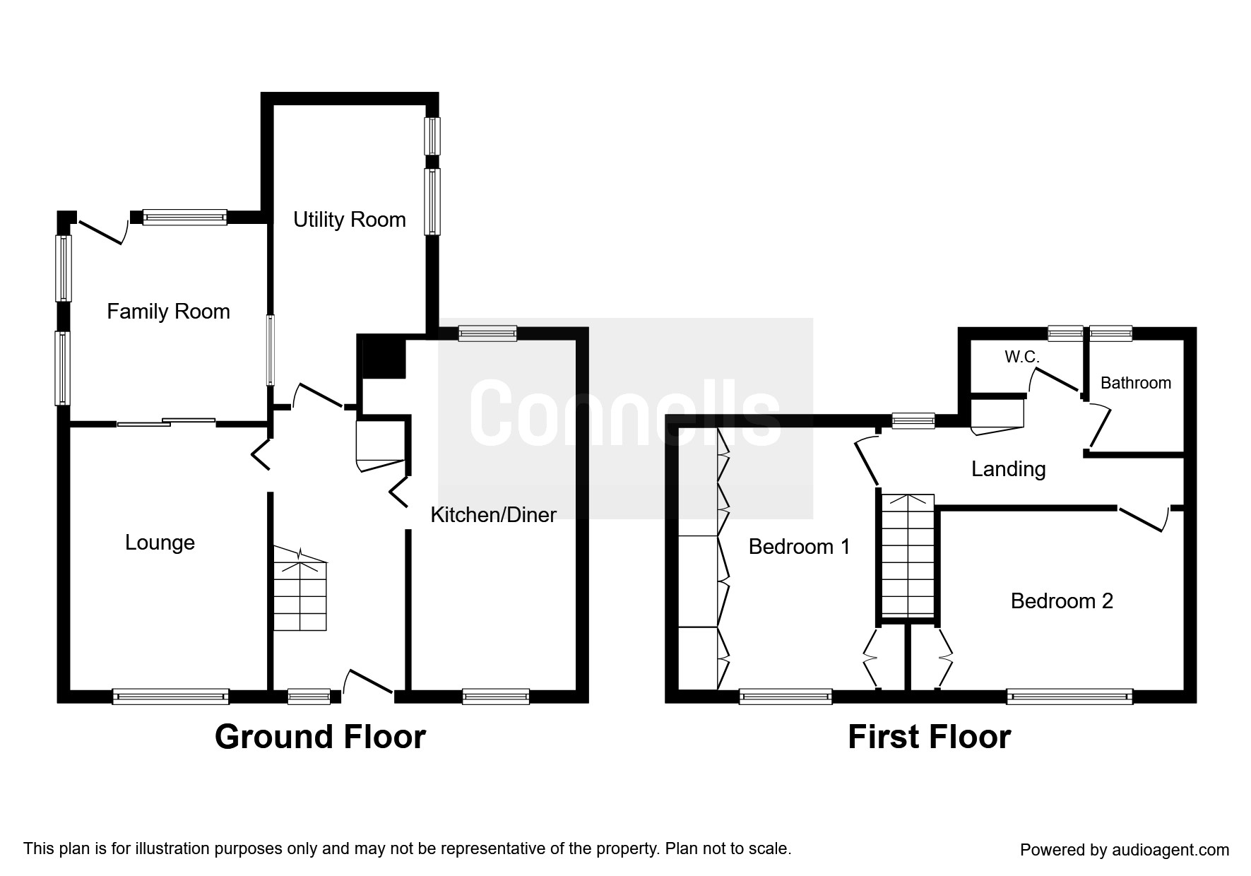 2 Bedrooms Semi-detached house for sale in Halton Way, Credenhill, Hereford HR4