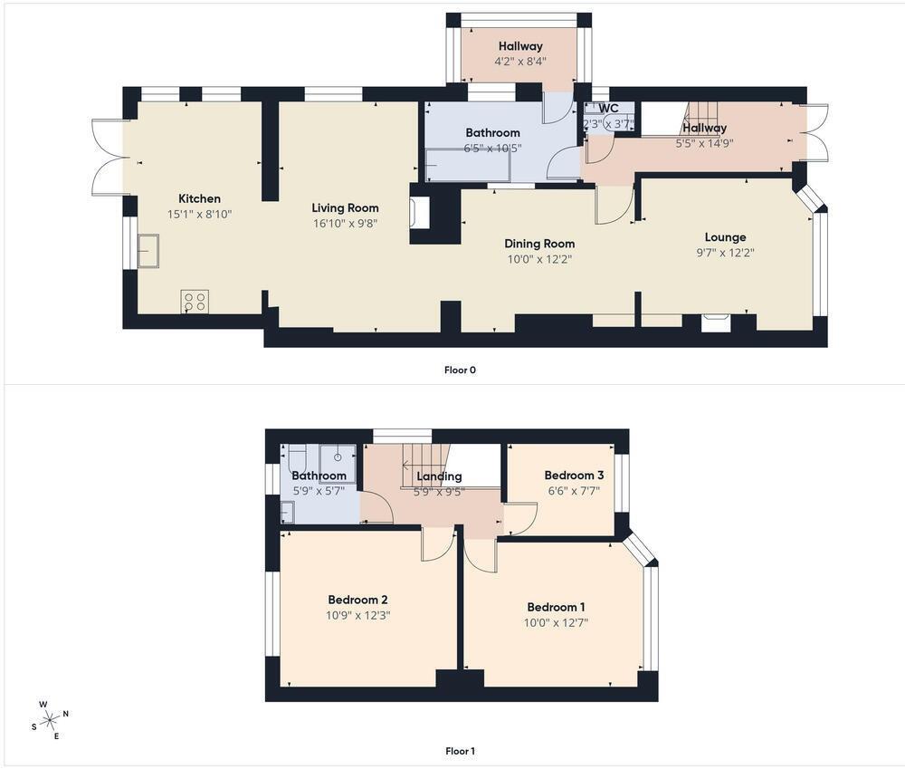 Monckton Avenue, Lowestoft floorplan