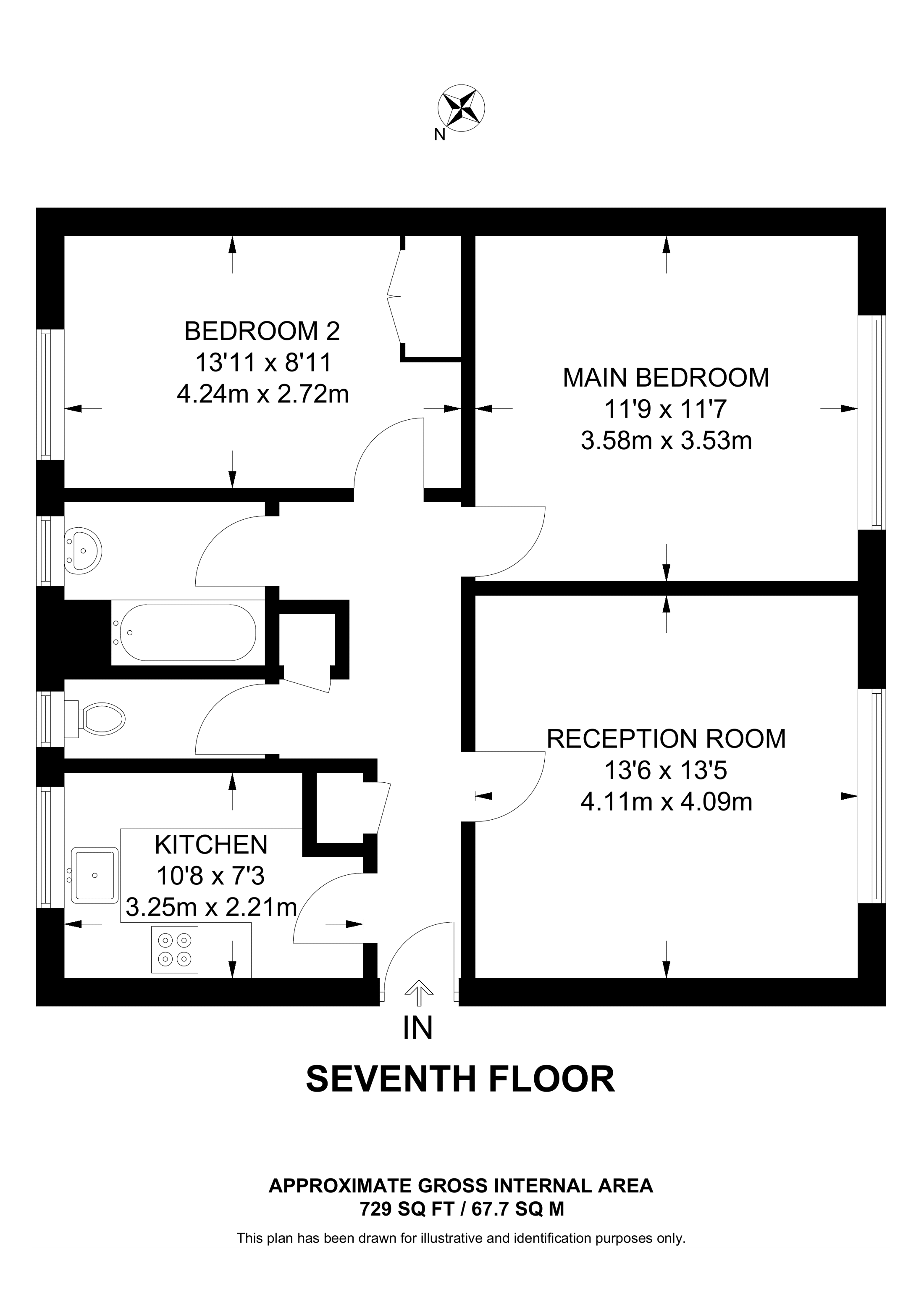 Whittaker Court, Stockwell floorplan