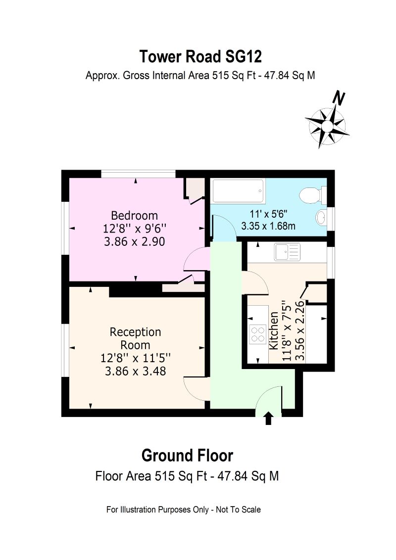 82, Tower Road, Ware floorplan