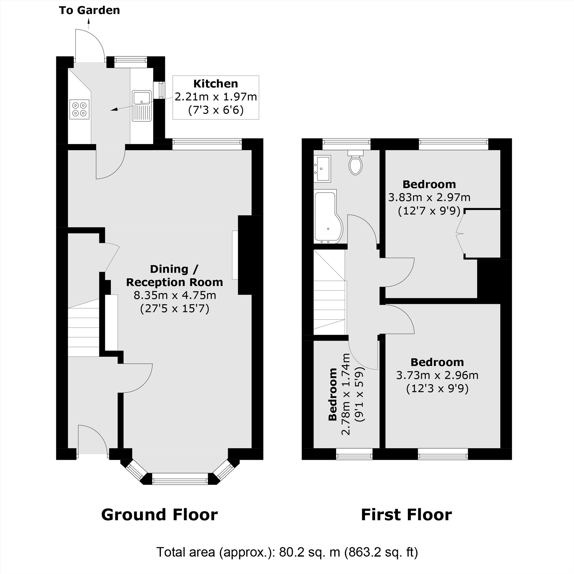 69, Siebert Road, London floorplan