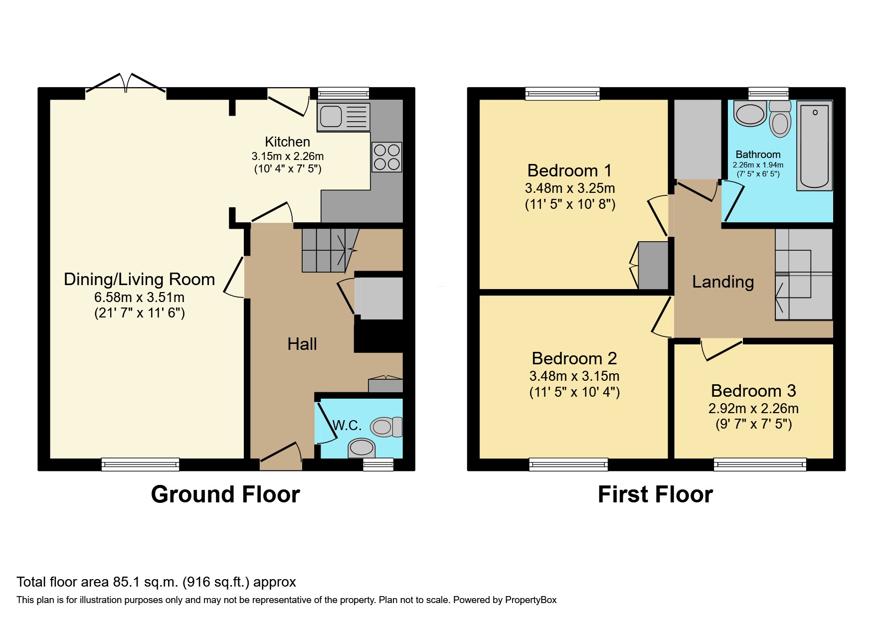 20, Atholl Walk, Bedfordshire floorplan