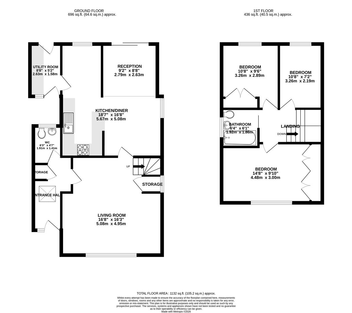 143, Roundways, Bristol floorplan