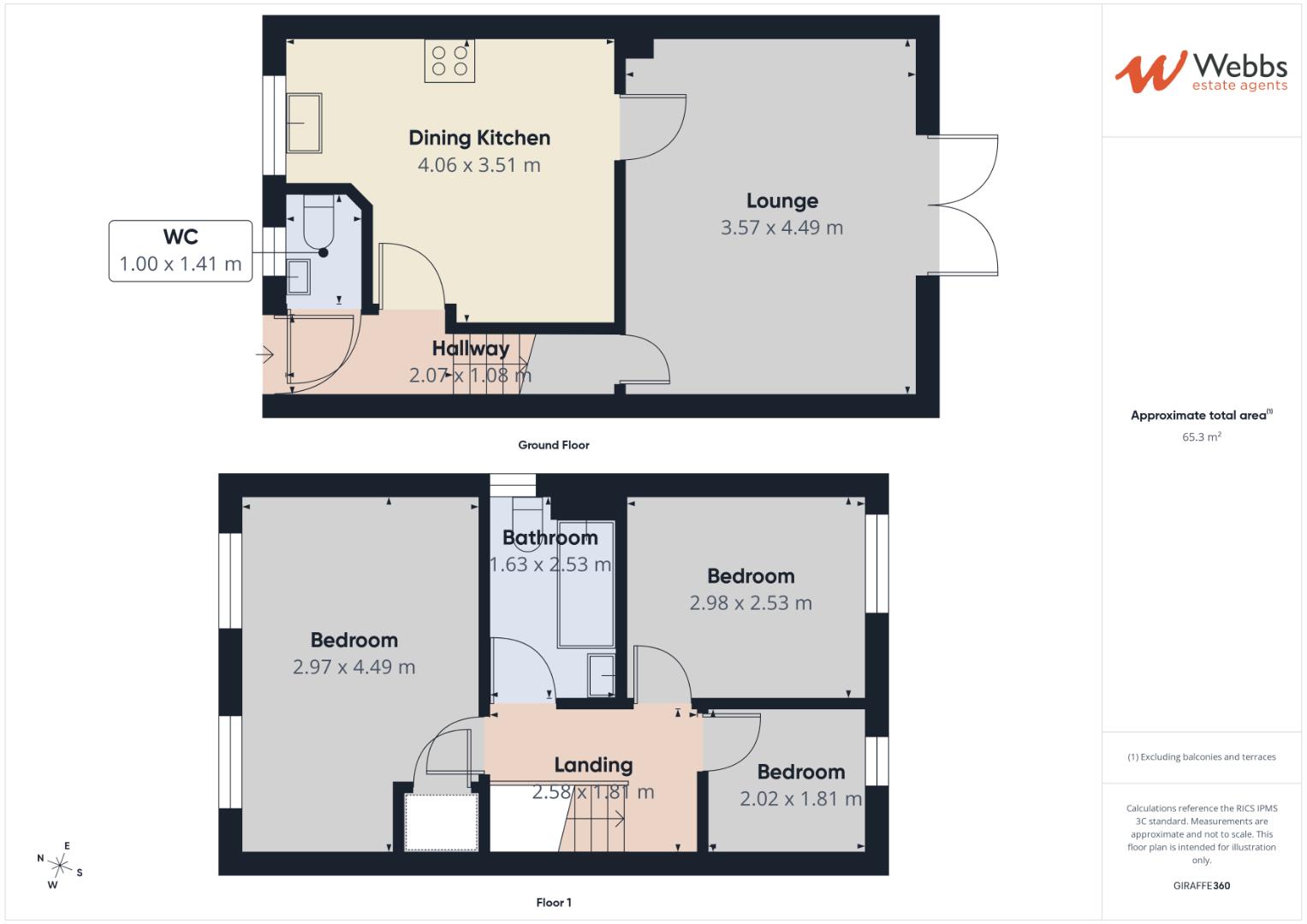 17, Grebe Drive, Walsall floorplan