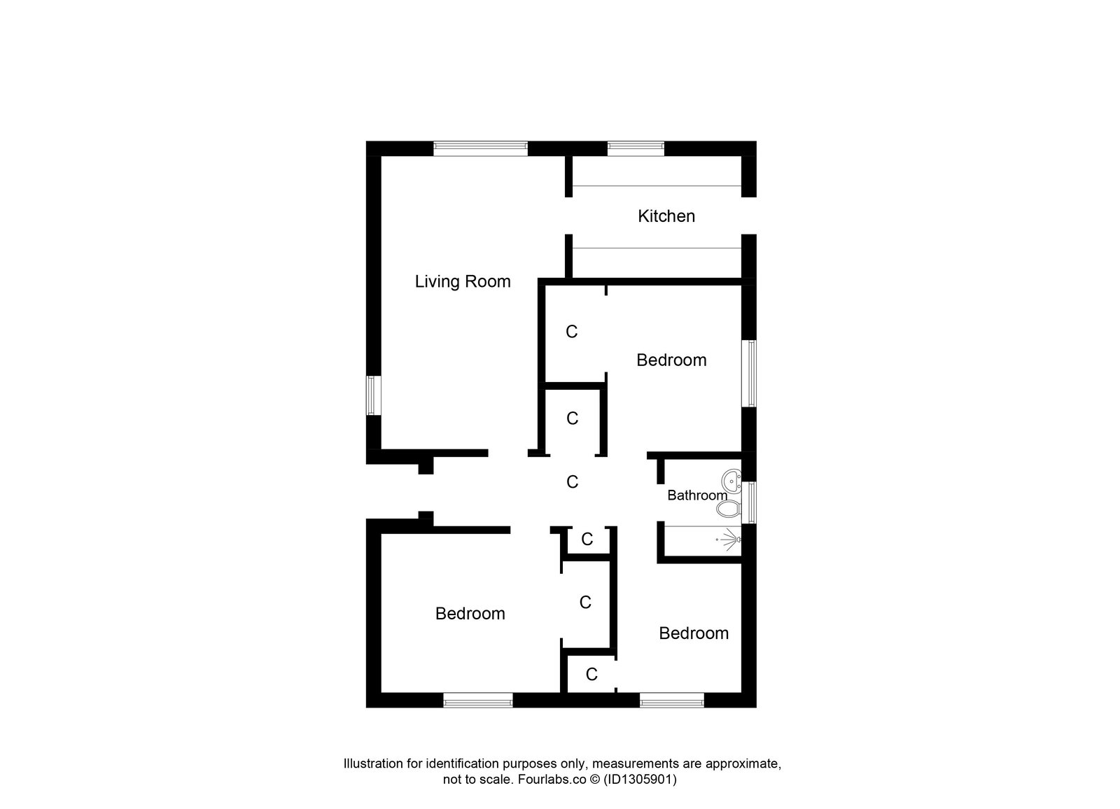 47, Leachkin Avenue, Inverness floorplan