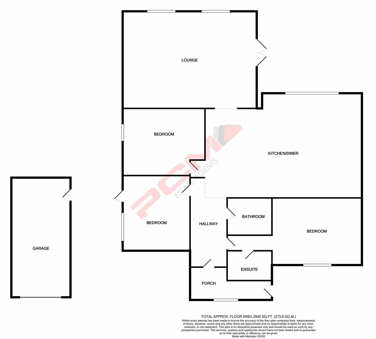 Parkstone Road, Hastings TN34, 3 bedroom detached bungalow for sale