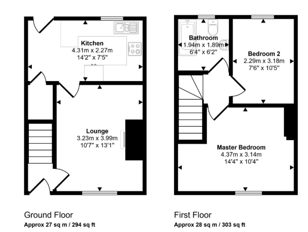 74, Annfield Place, Stanley floorplan