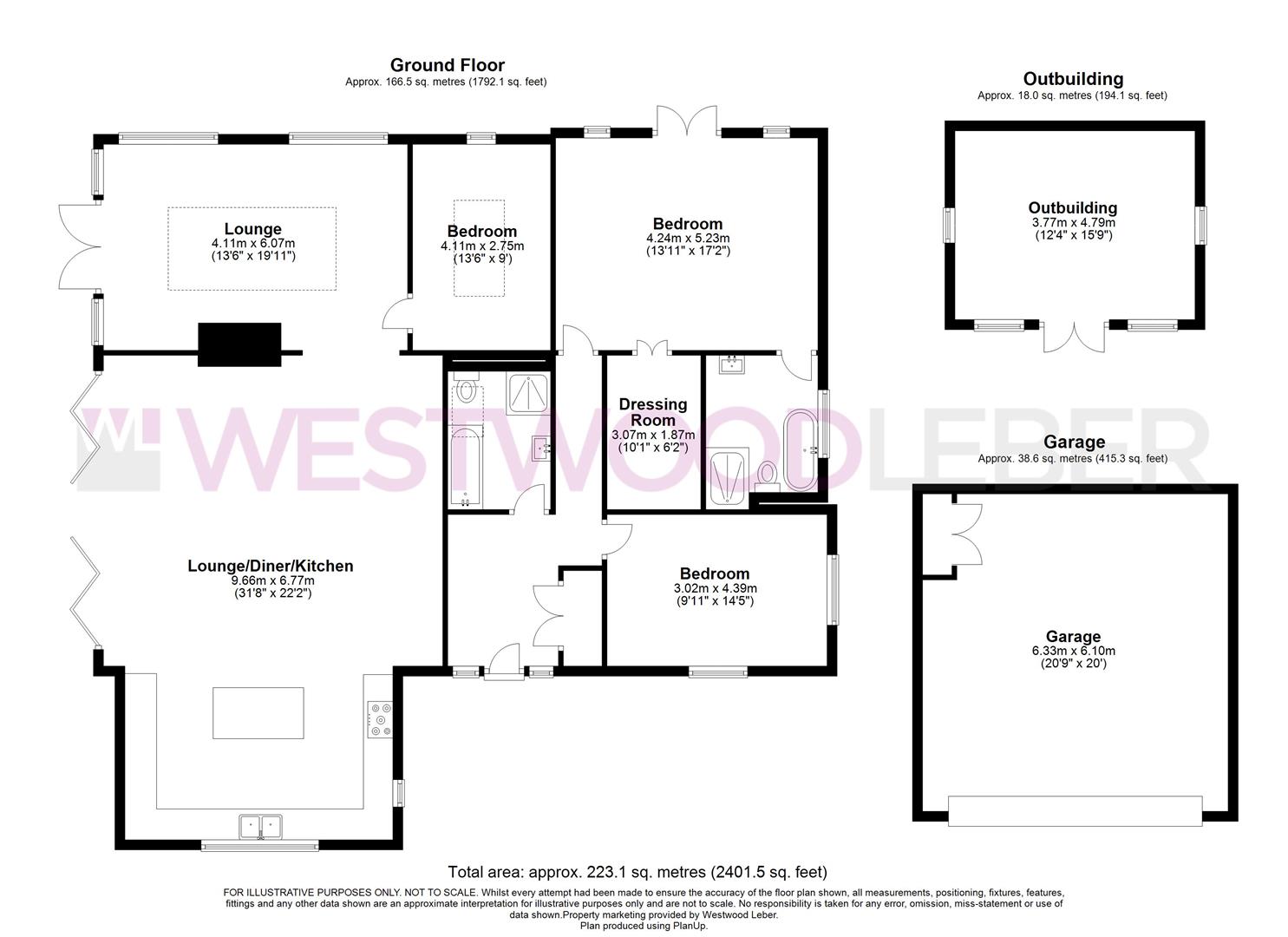 The Bungalow, 4, Birch Farm Place, Broxbourne floorplan