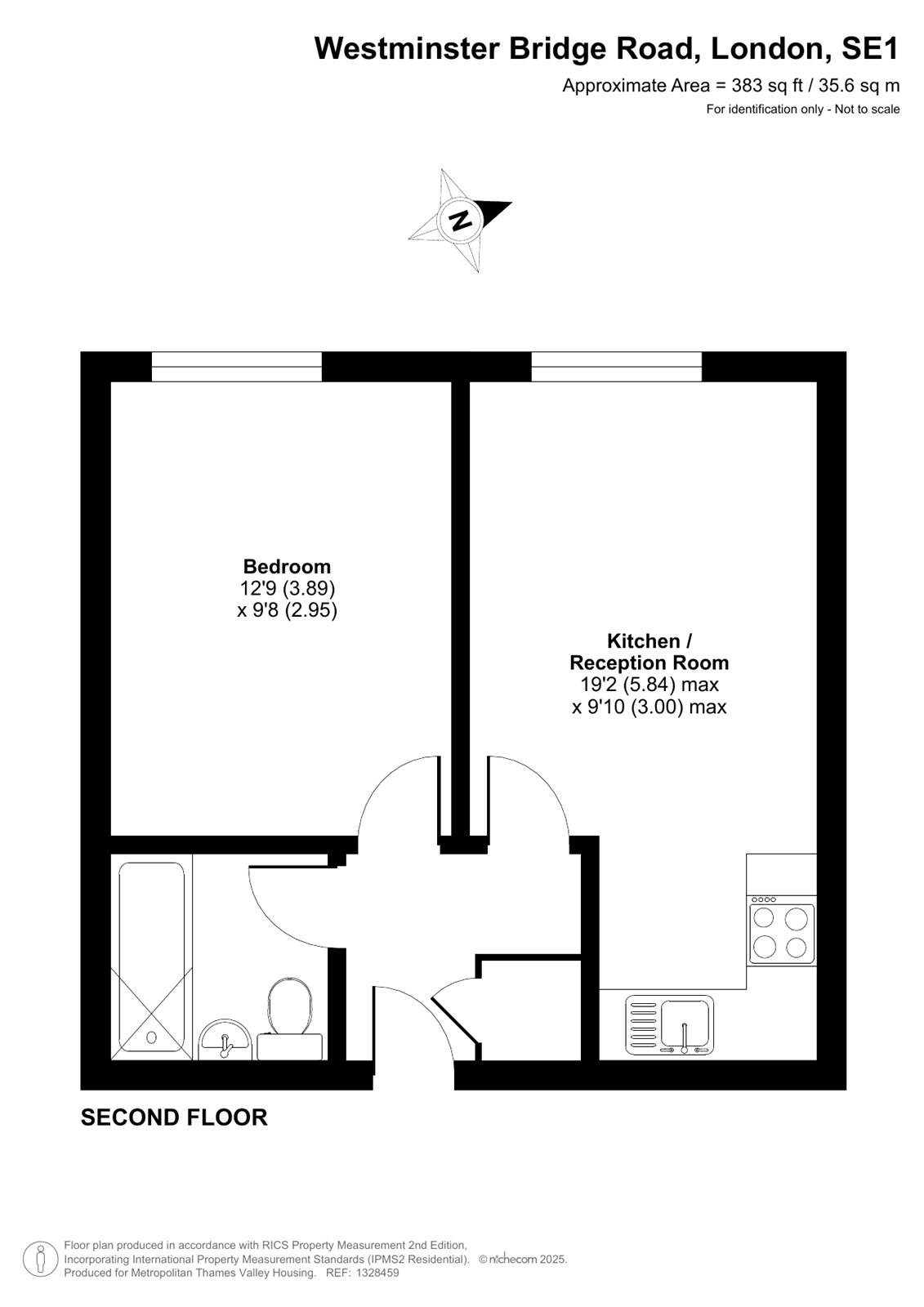 MTVH SO - Flat 22 Century House, 102, Westminster Bridge Road, London floorplan