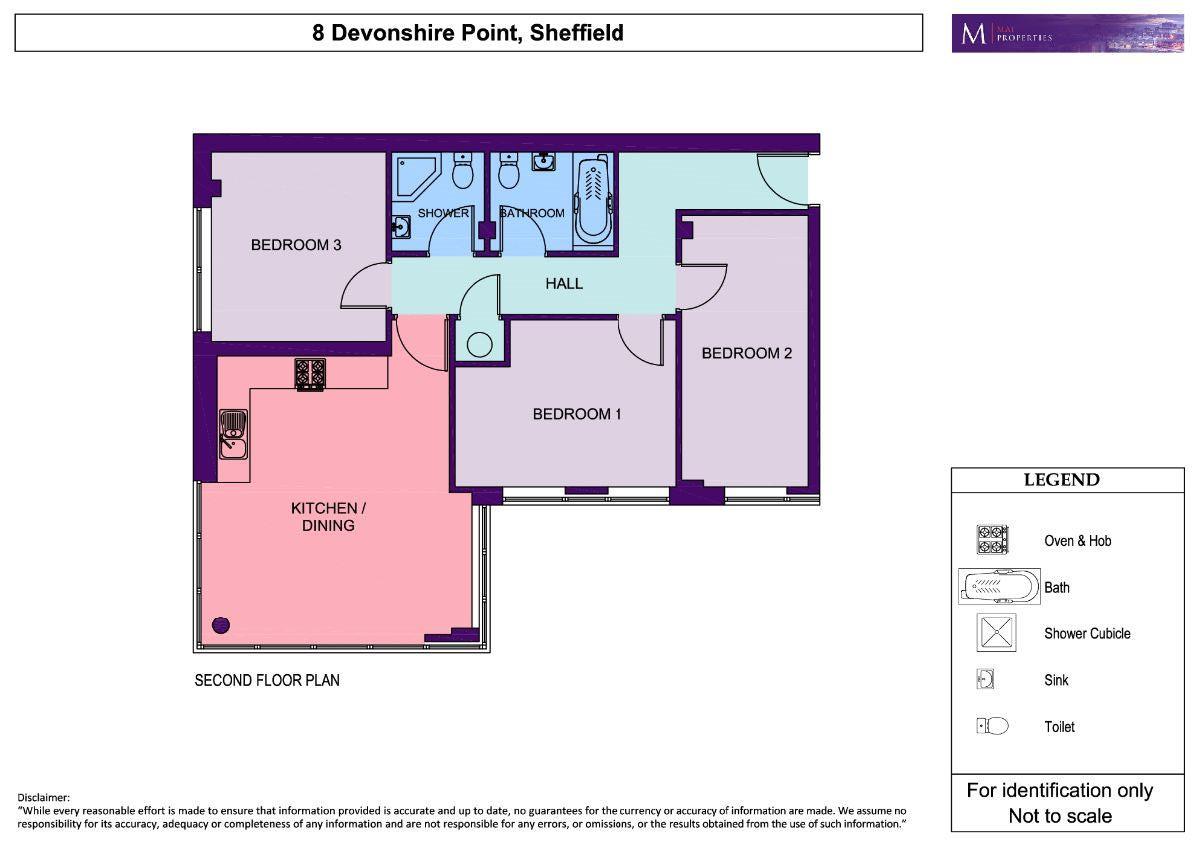 Apt 8 Devonshire Point, Sheffield floorplan