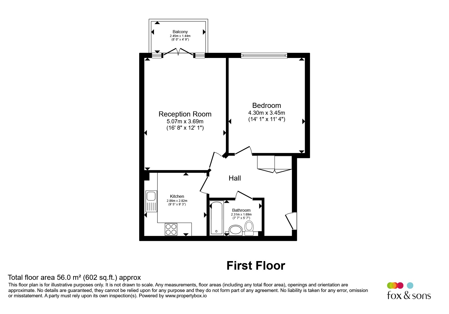 Flat 50, Harlands House, Harlands Road, HAYWARDS HEATH floorplan