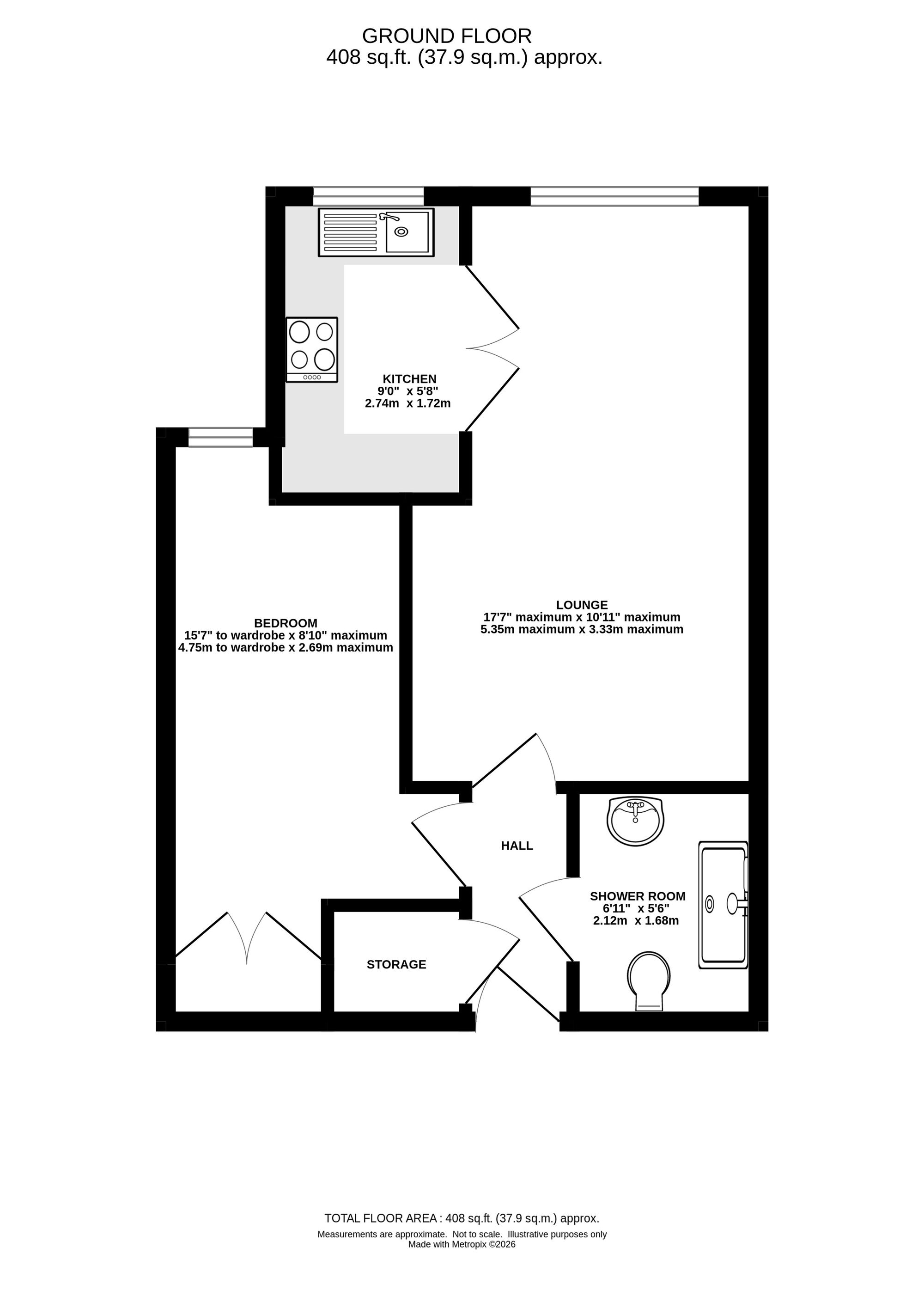 45 Lovell Court Parkway, Crewe floorplan